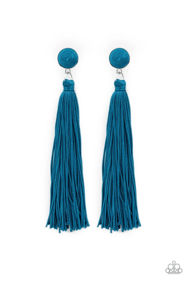 Paparazzi Tightrope Tassel Earrings
