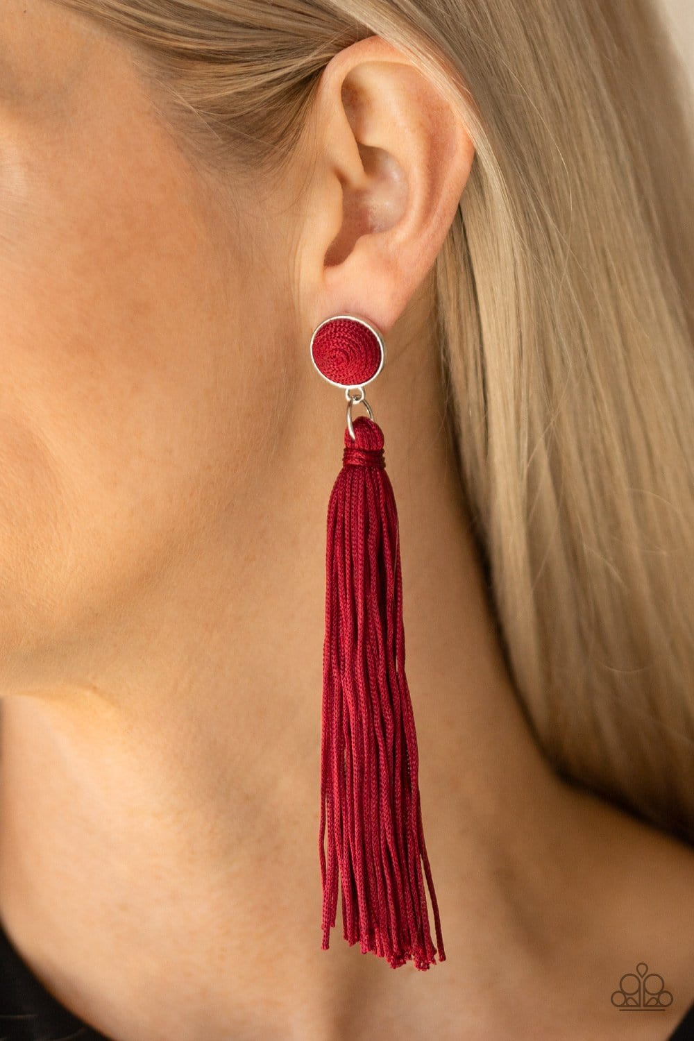Paparazzi Tightrope Tassel Earrings