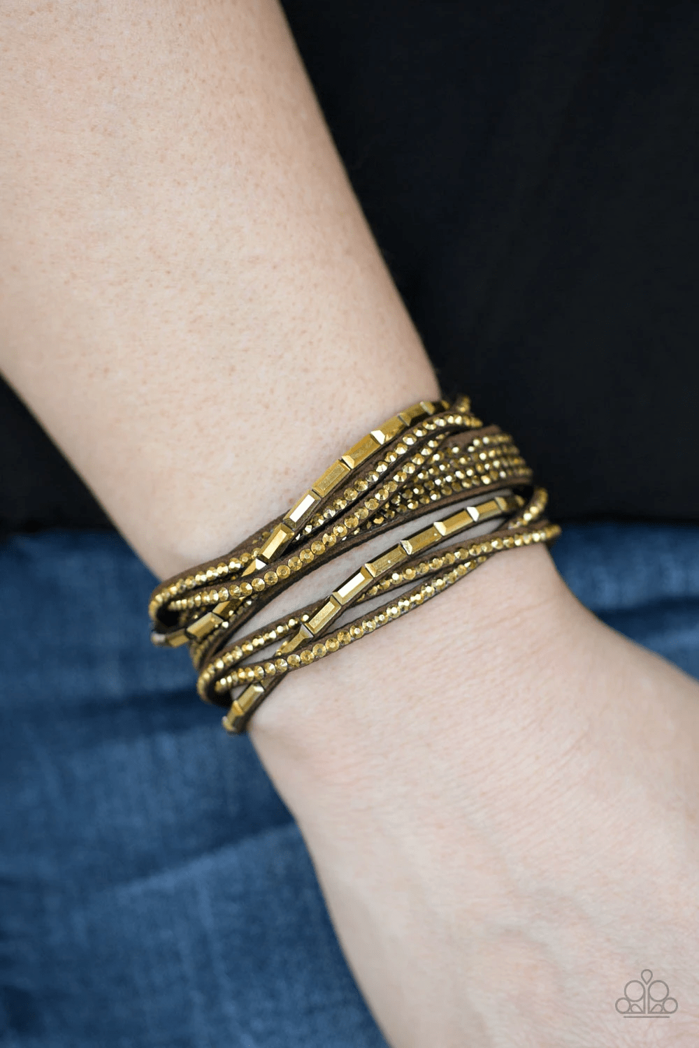 Tough Girl Glam Wrap & Snap Bracelets #432