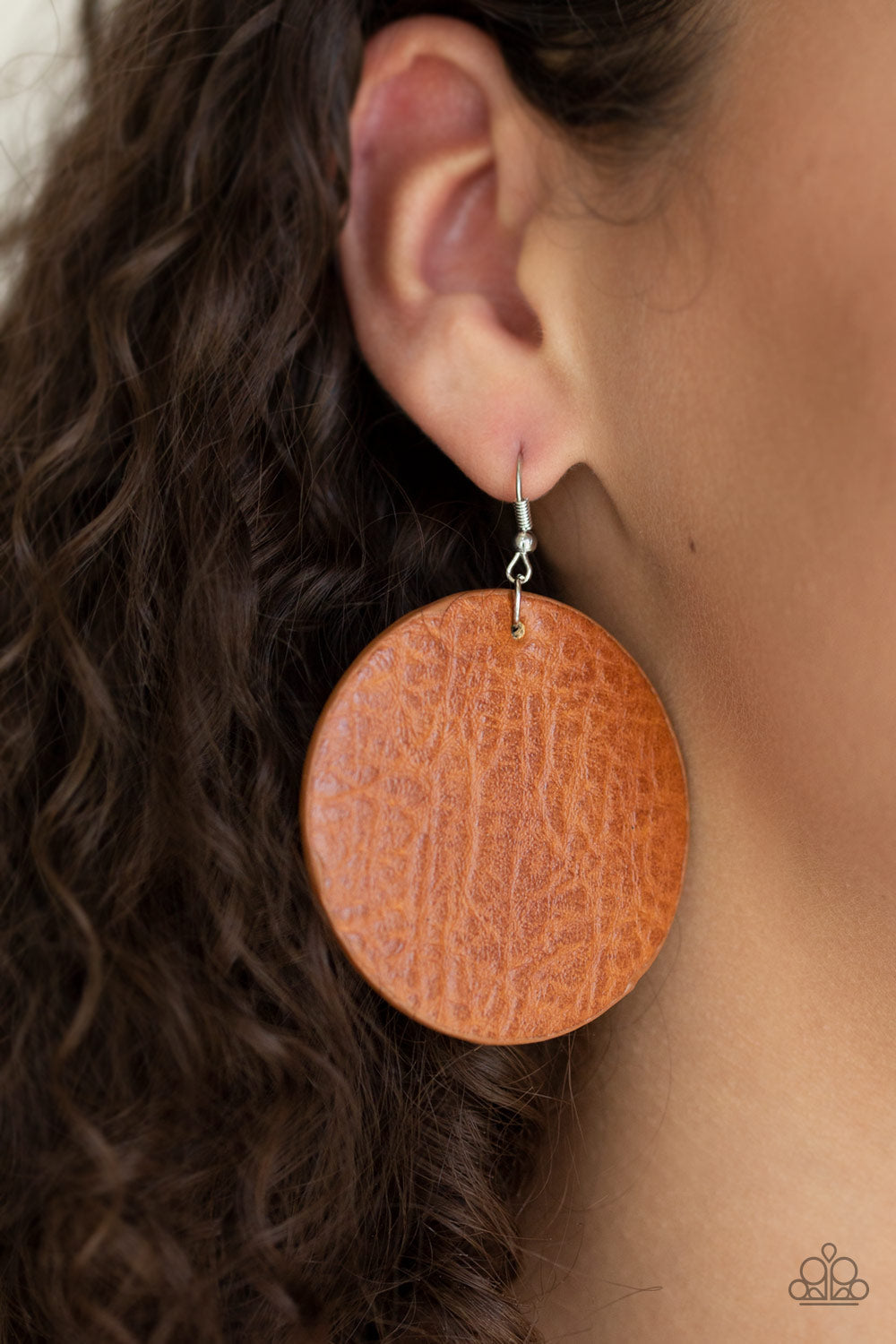 Paparazzi Trend Friends Leather Earrings