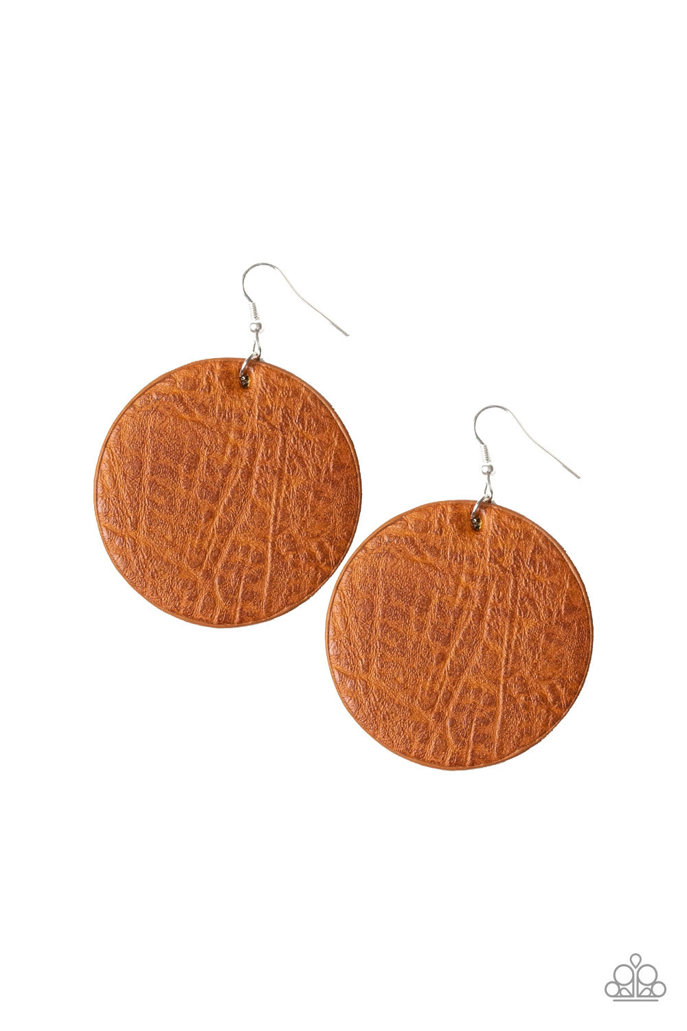 Paparazzi Trend Friends Leather Earrings