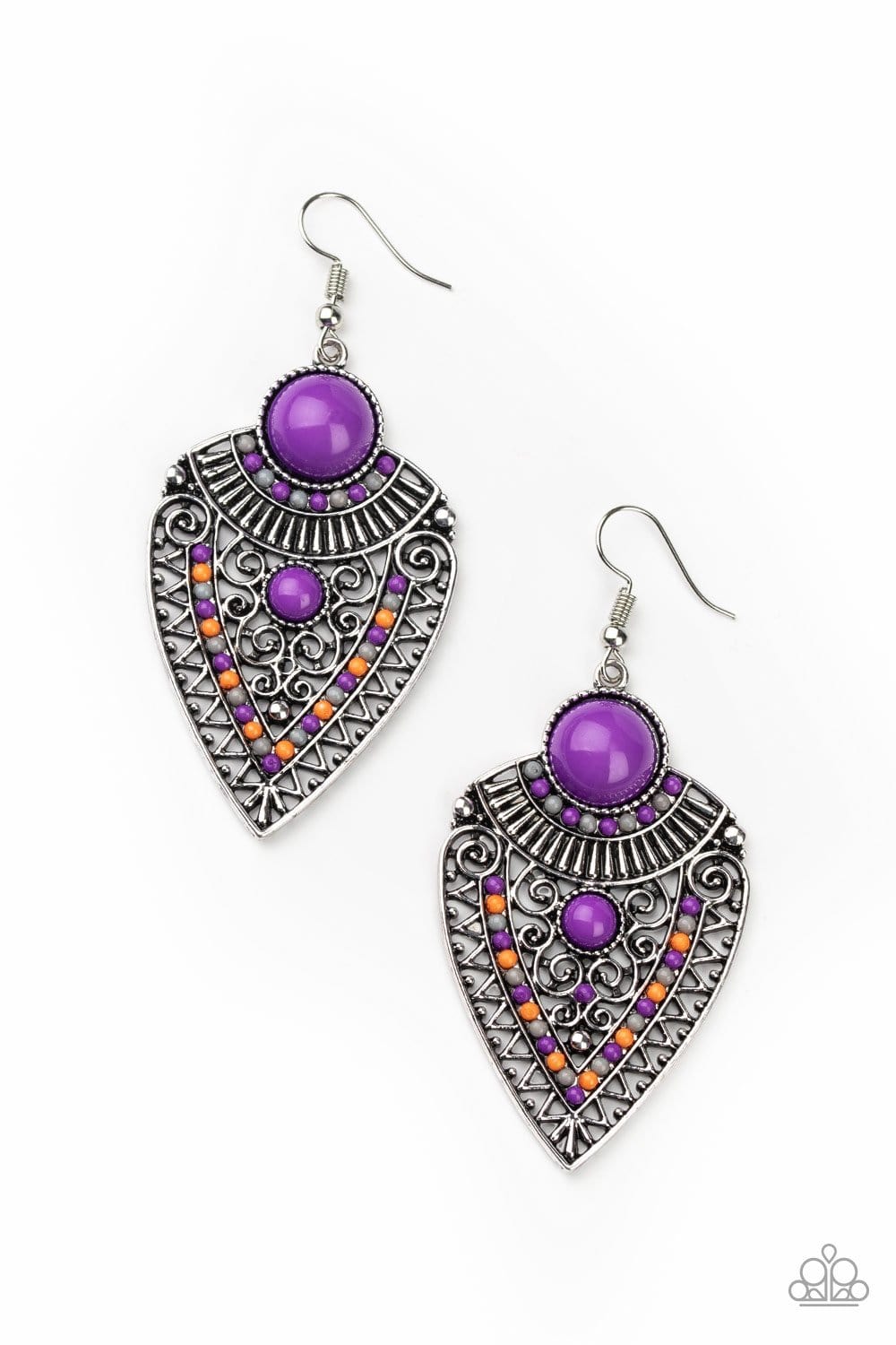 Paparazzi Tribal Territory Earrings