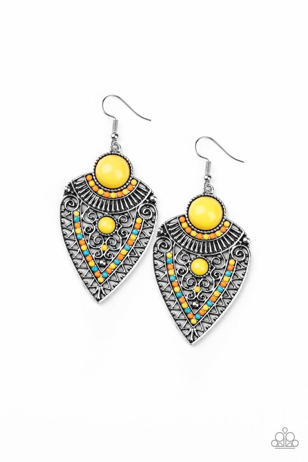 Paparazzi Tribal Territory Earrings
