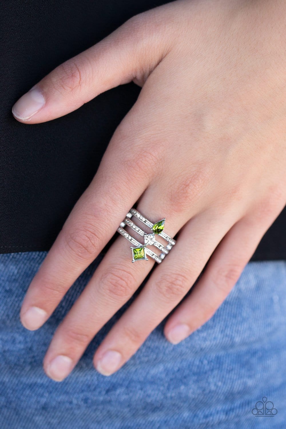 Paparazzi Triple Throne Twinkle Rings