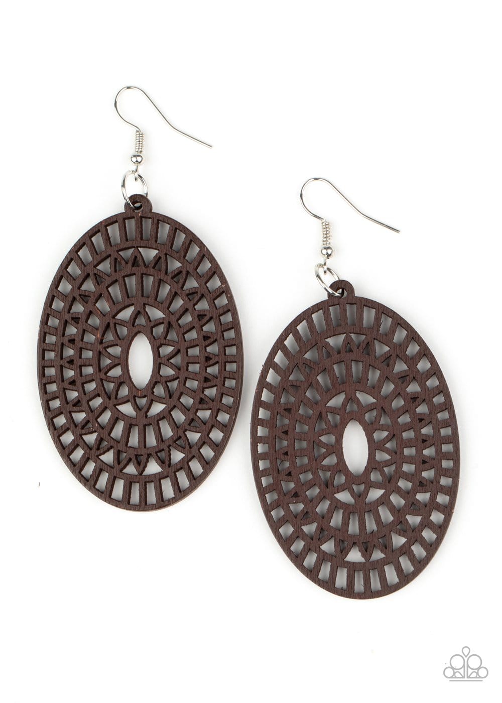 Tropical Retreat Wooden Earrings