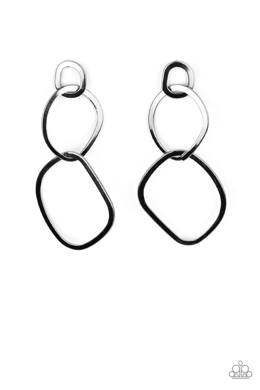 Paparazzi Twisted Trio Earrings