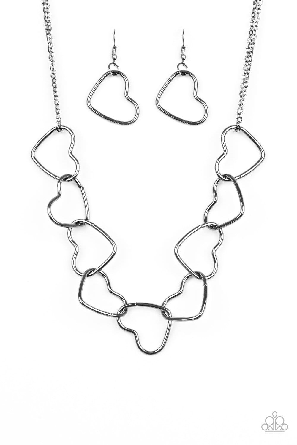 Paparazzi Unbreak My Heart Necklace Set
