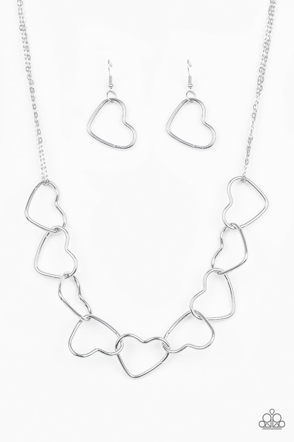 Paparazzi Unbreak My Heart Necklace Set