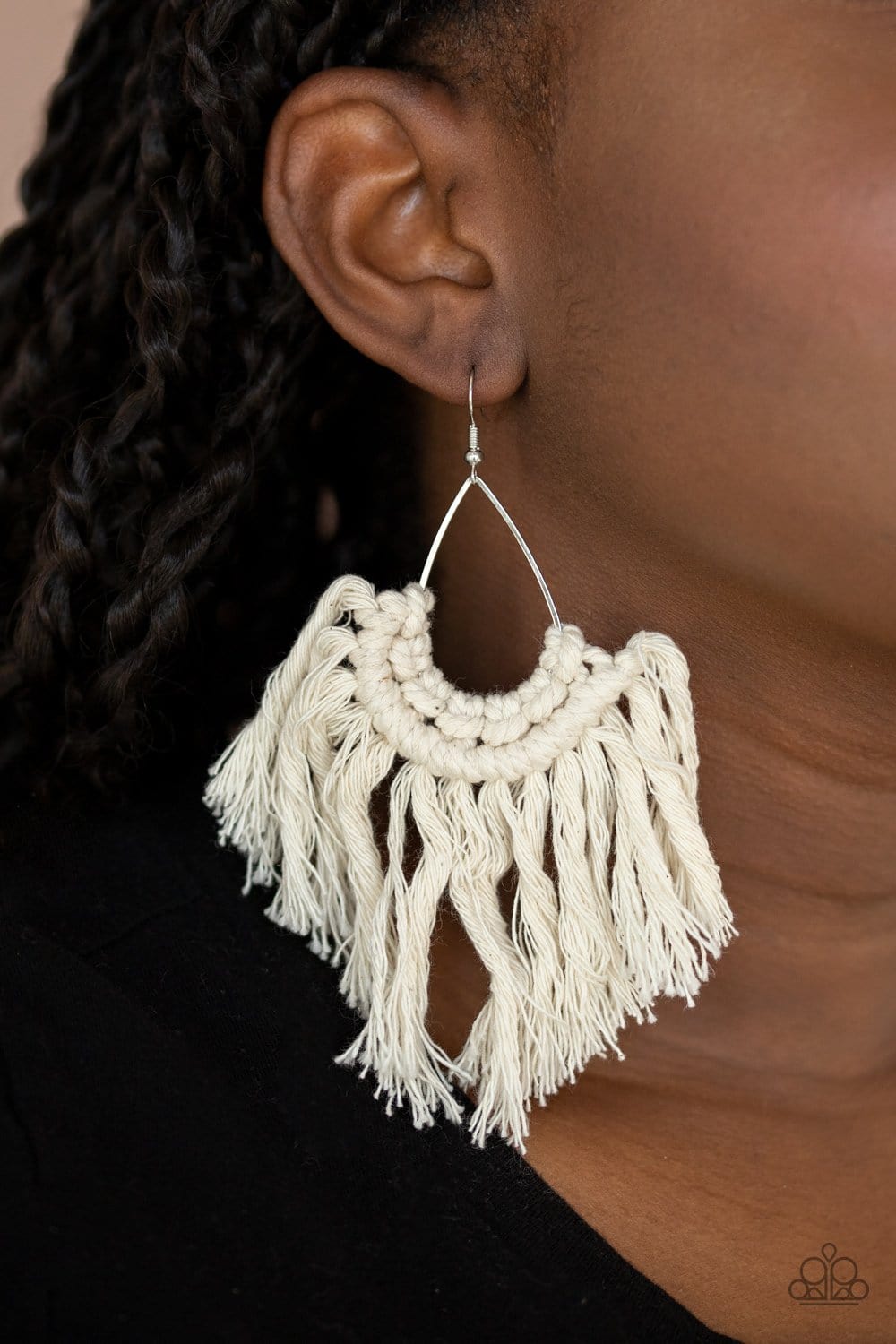Paparazzi Wanna Piece Of MACRAME? Earrings