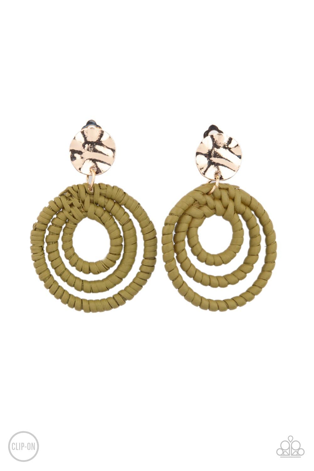 Paparazzi Whimsically Wicker Clip-Ons