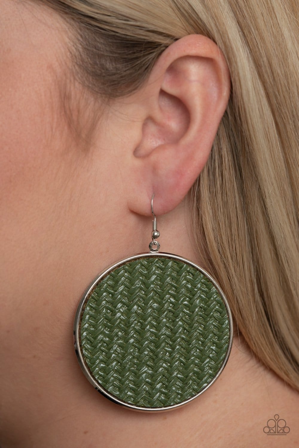 Paparazzi Wonderfully Woven Earrings