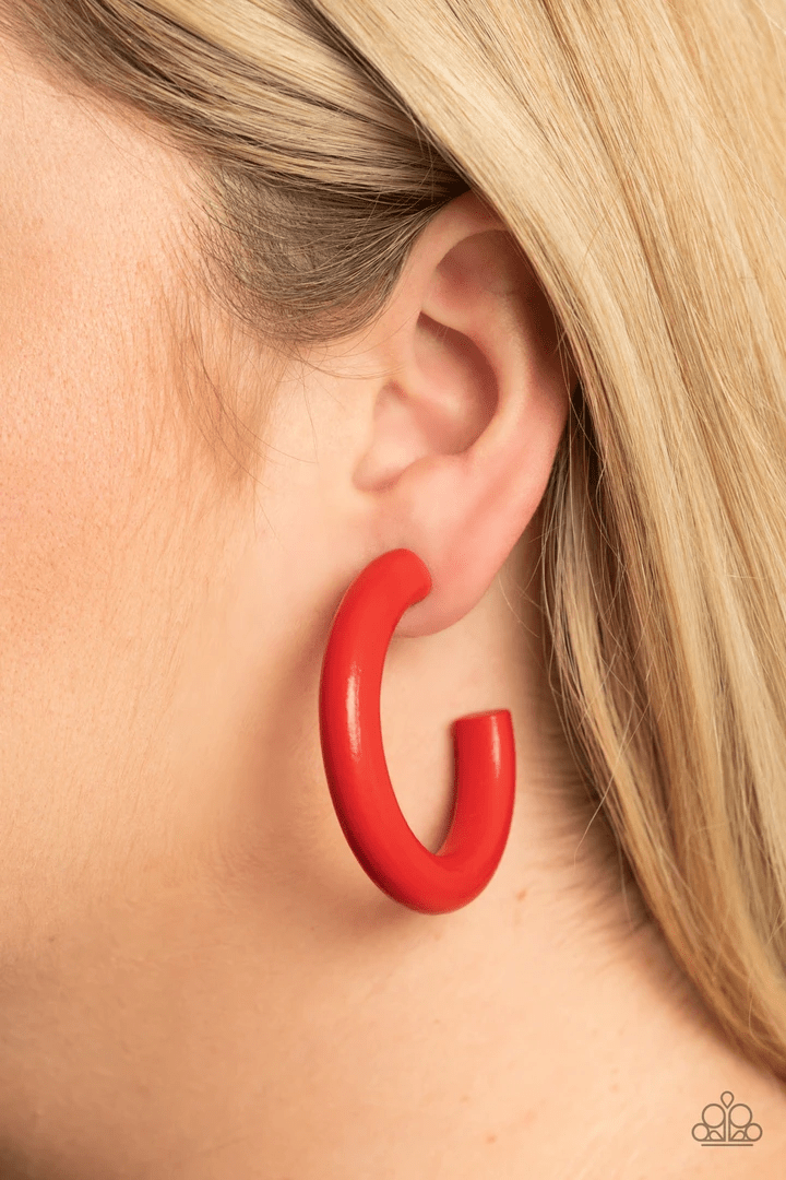 Paparazzi Woodsy Wonder Wooden Hoops