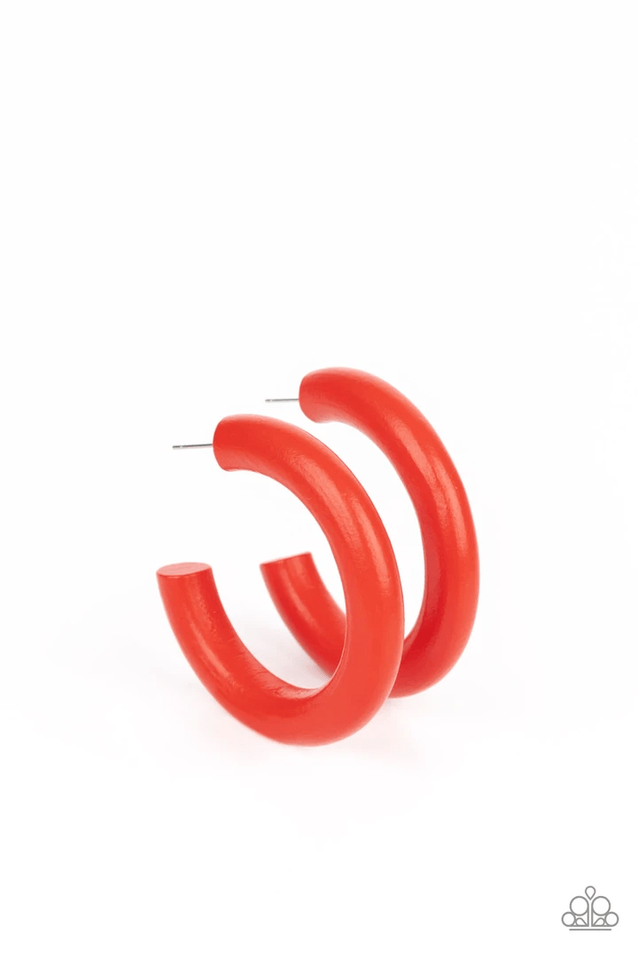 Paparazzi Woodsy Wonder Wooden Hoops