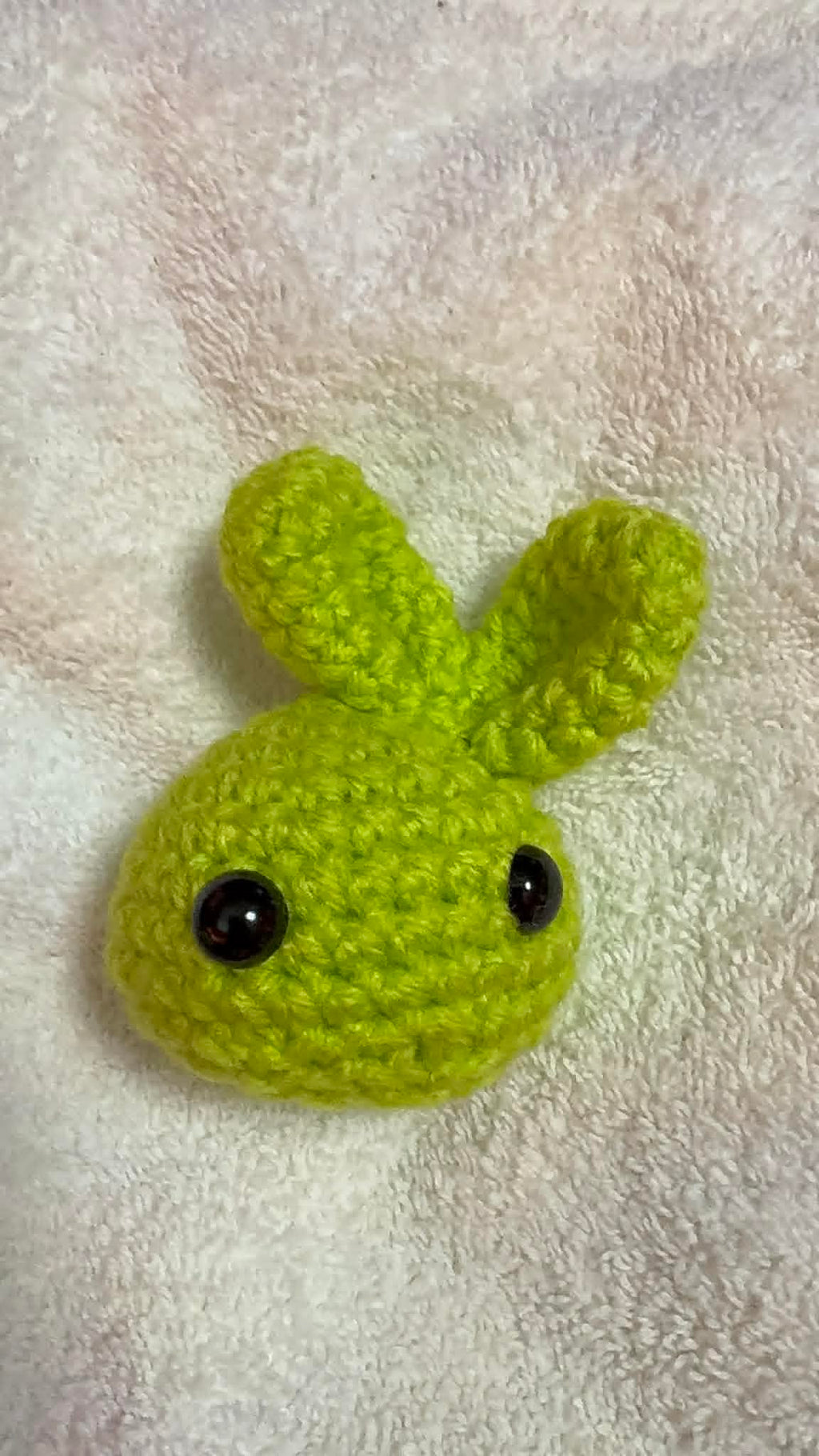 Side Eye Bunny Bag Charm