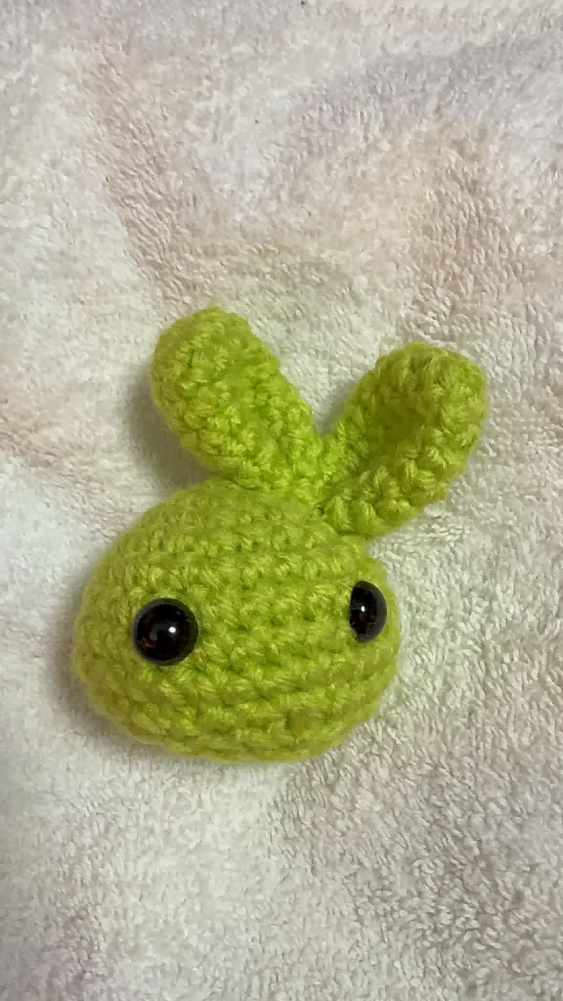 Side Eye Bunny Bag Charm