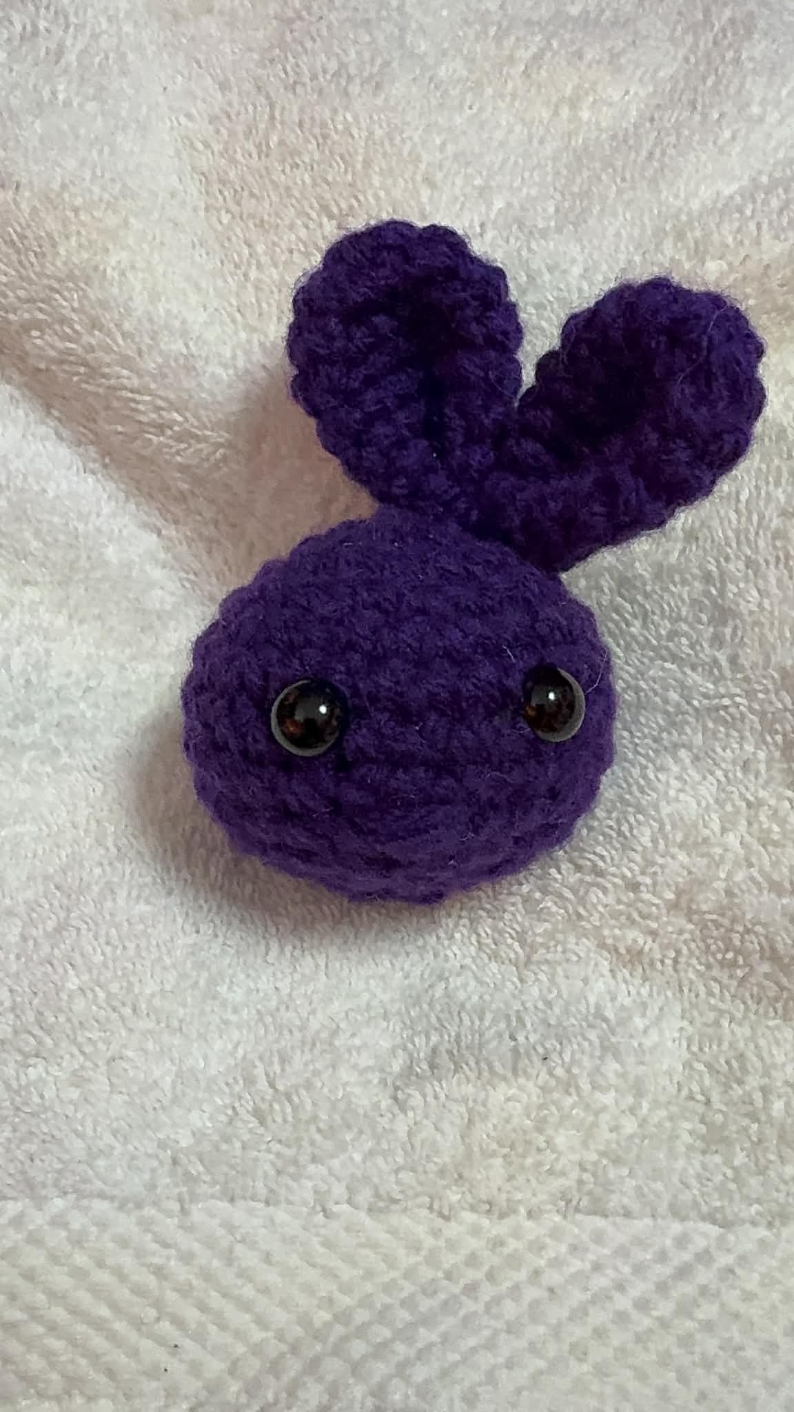 Side Eye Bunny Bag Charm