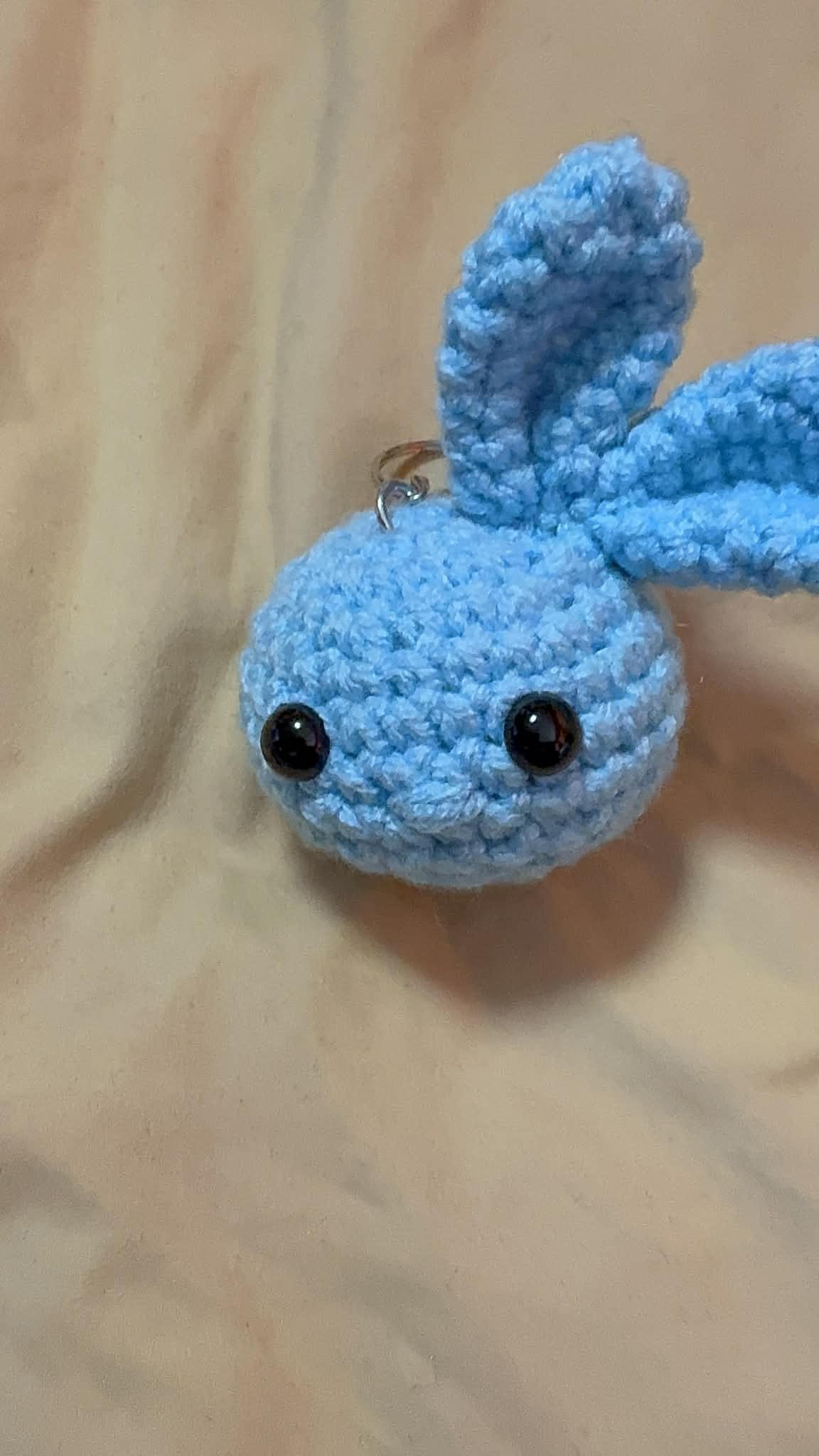 Side Eye Bunny Bag Charm