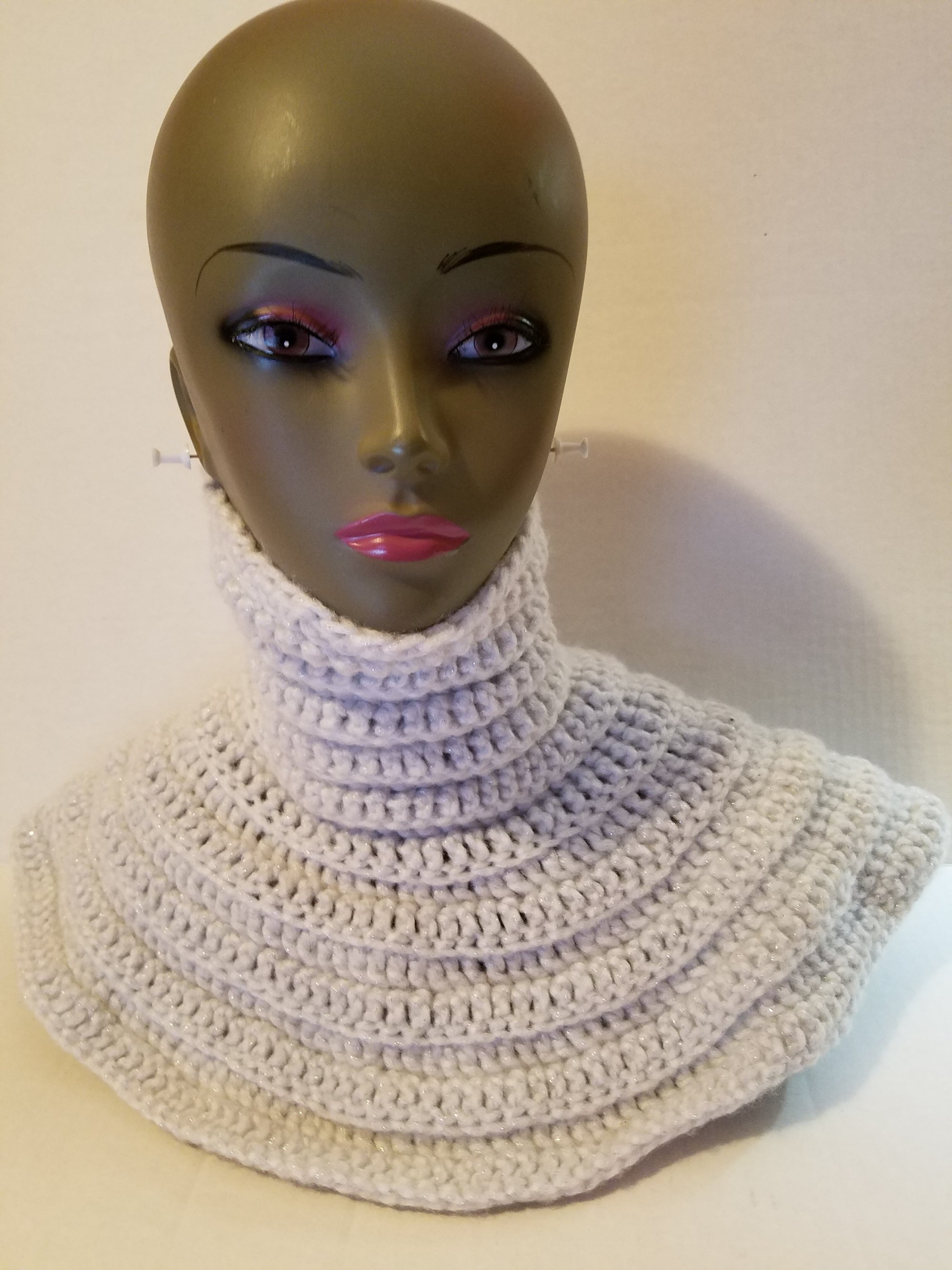 Nefertiti Statement Crochet Scarf
