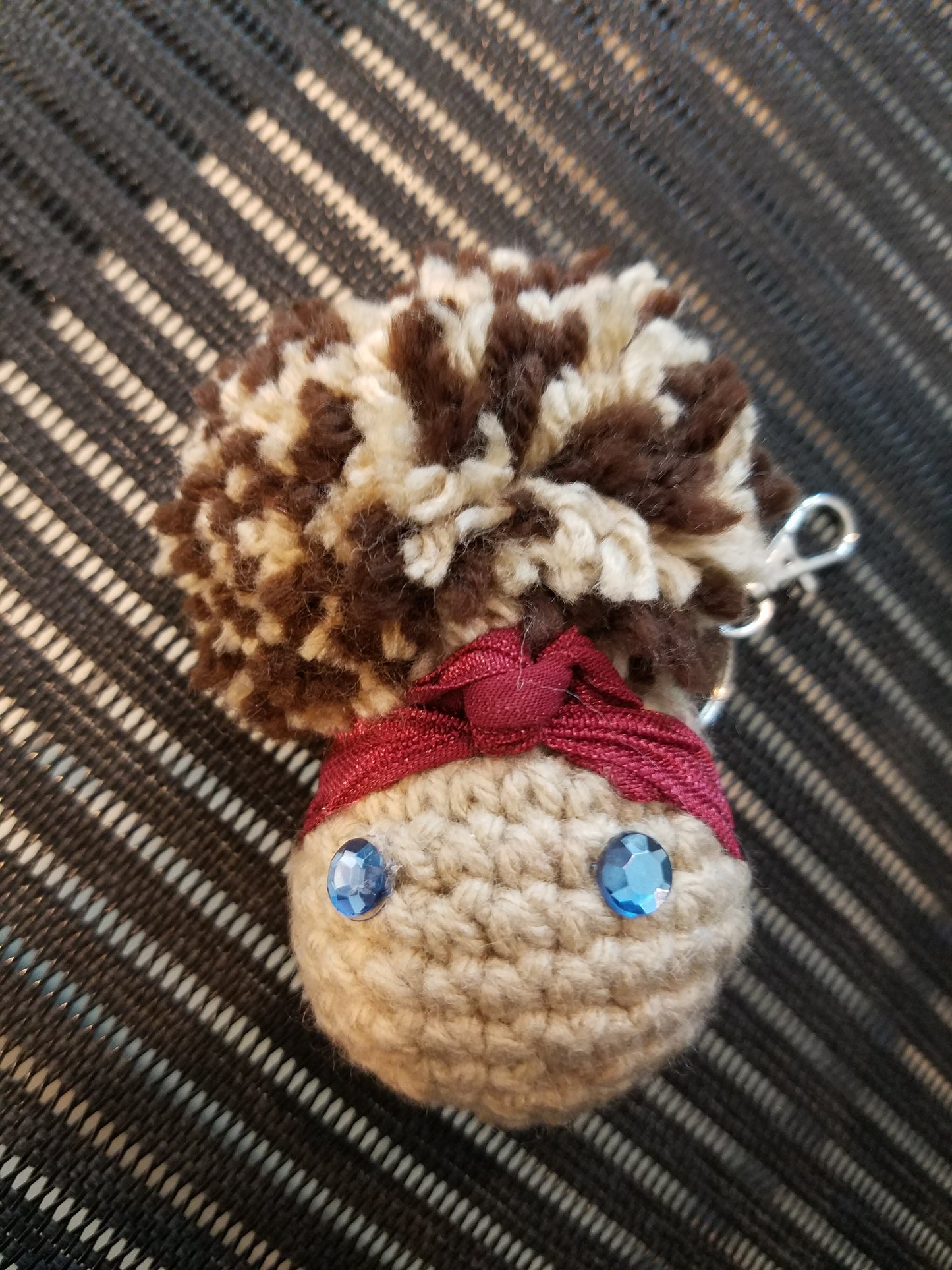 Lil Miss Afro Puff Keychains