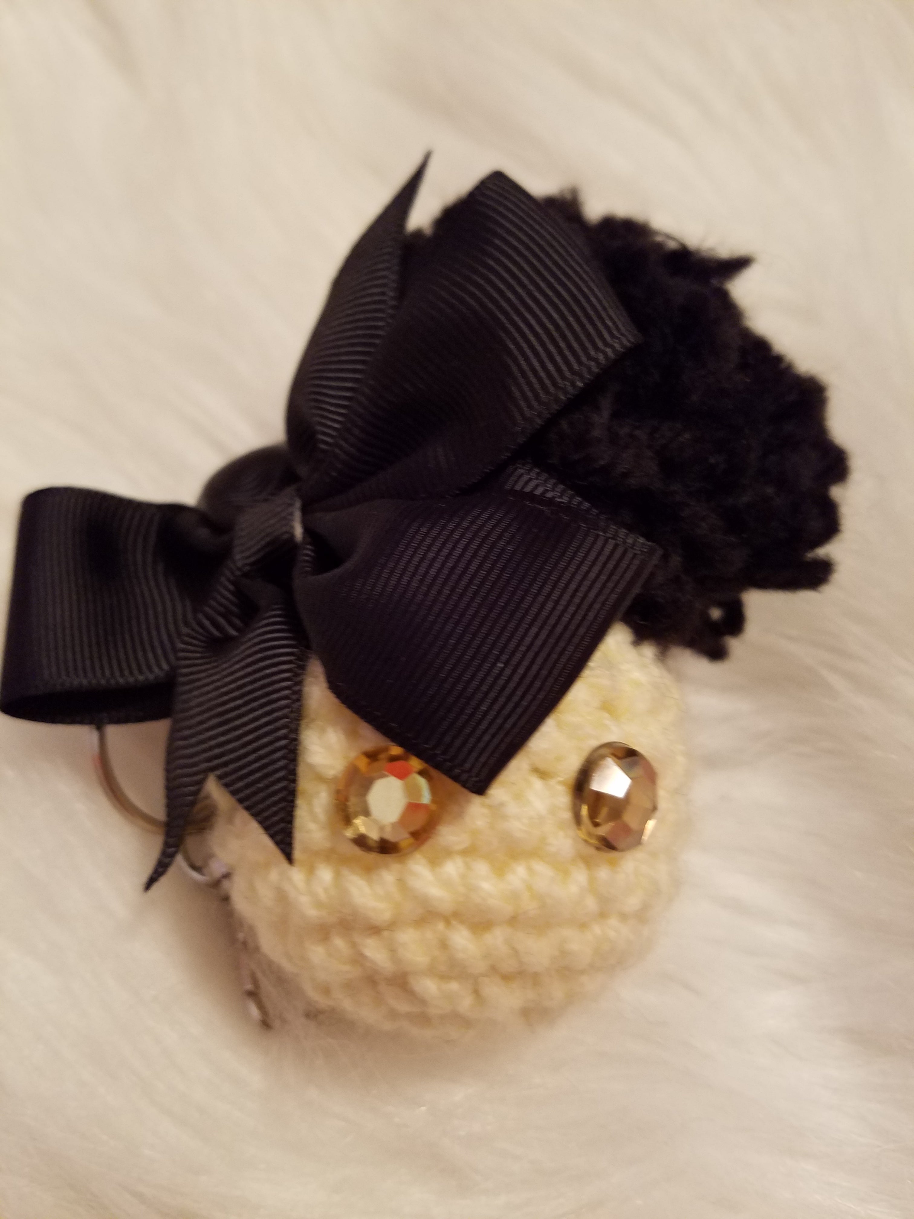 The Perfect Charm — Crochet Doll Keychain & Bag Accessory