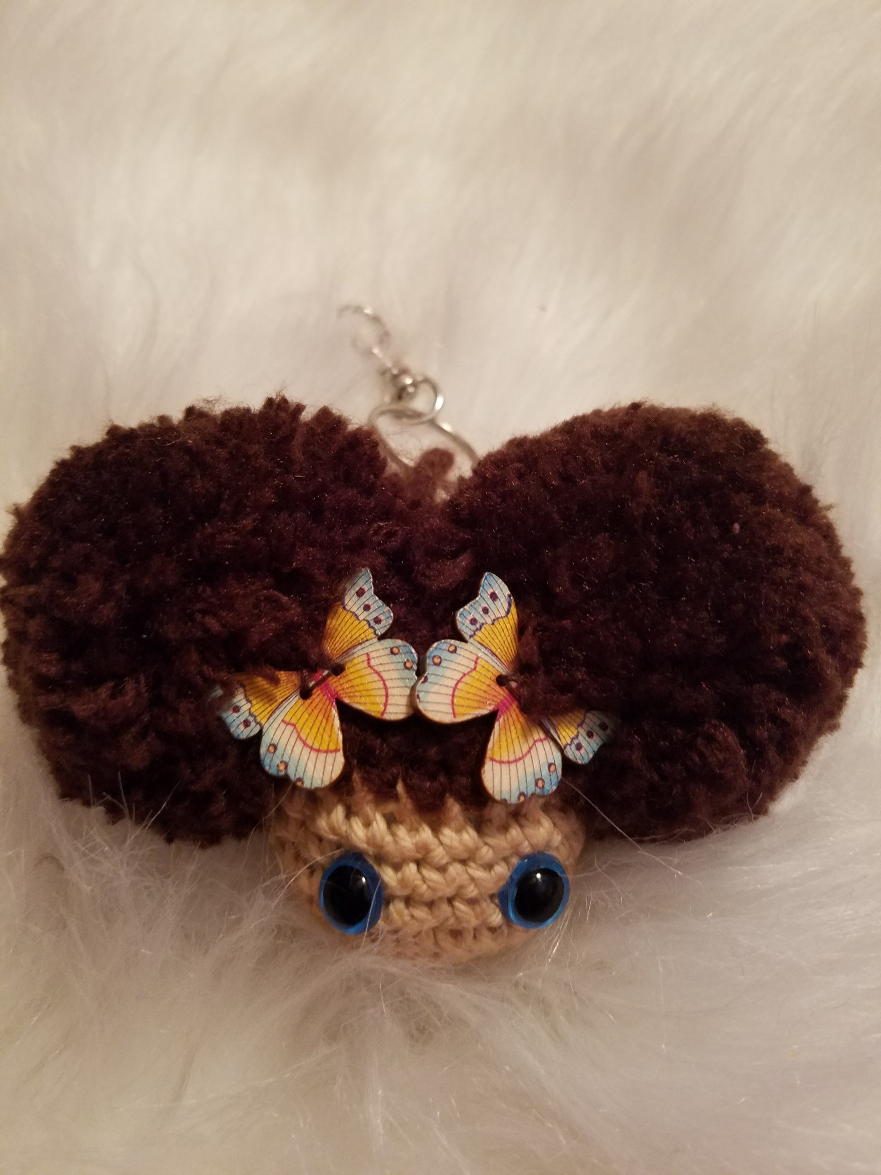 The Perfect Charm — Crochet Doll Keychain & Bag Accessory