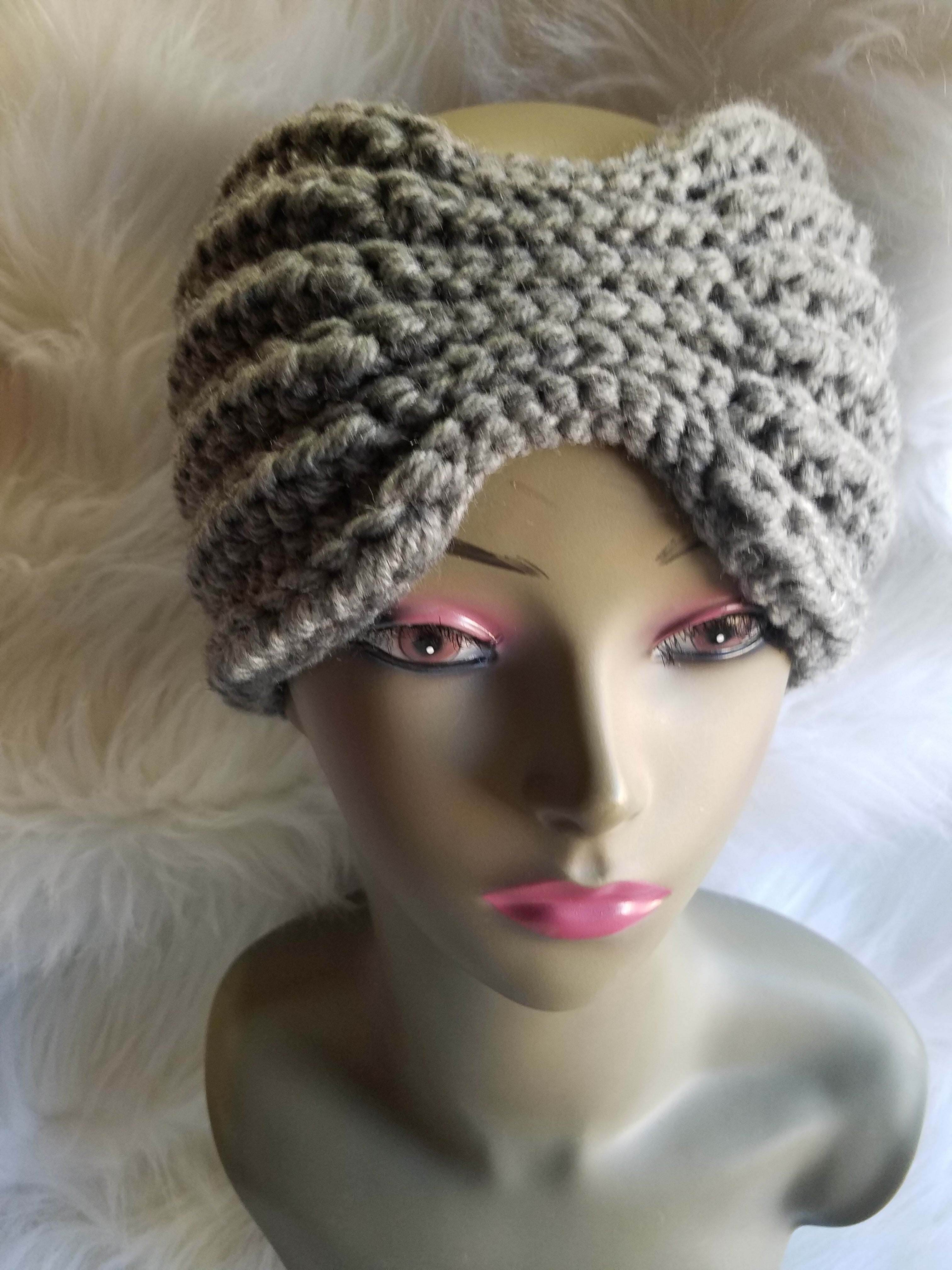 Ribbed Crochet Ear Warmer – Handmade Cozy Winter Headband