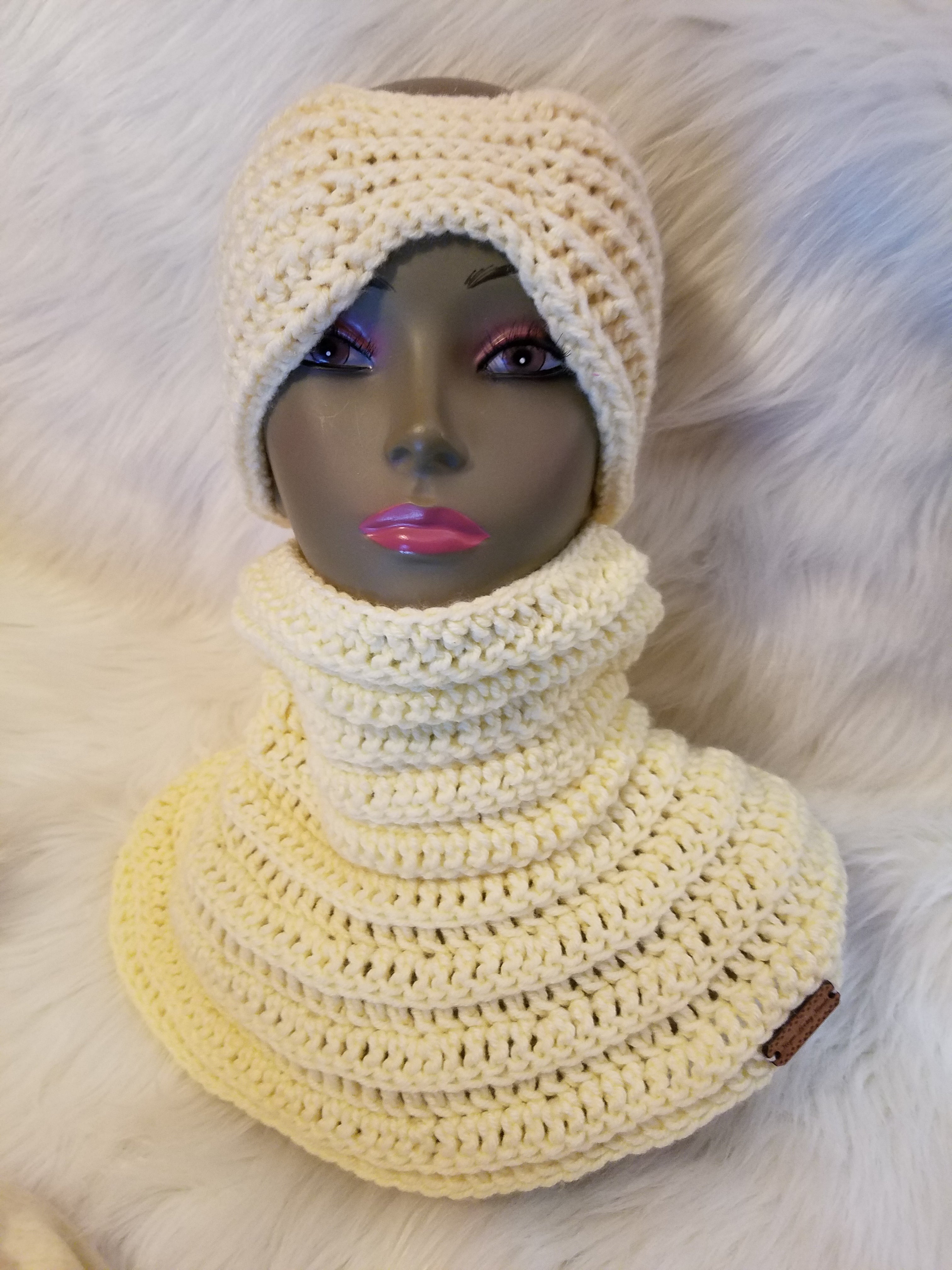 Nefertiti Scarf With Matching Headband