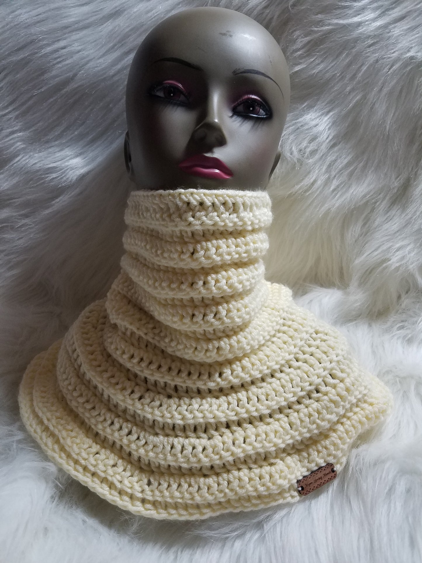 Nefertiti Statement Crochet Scarf