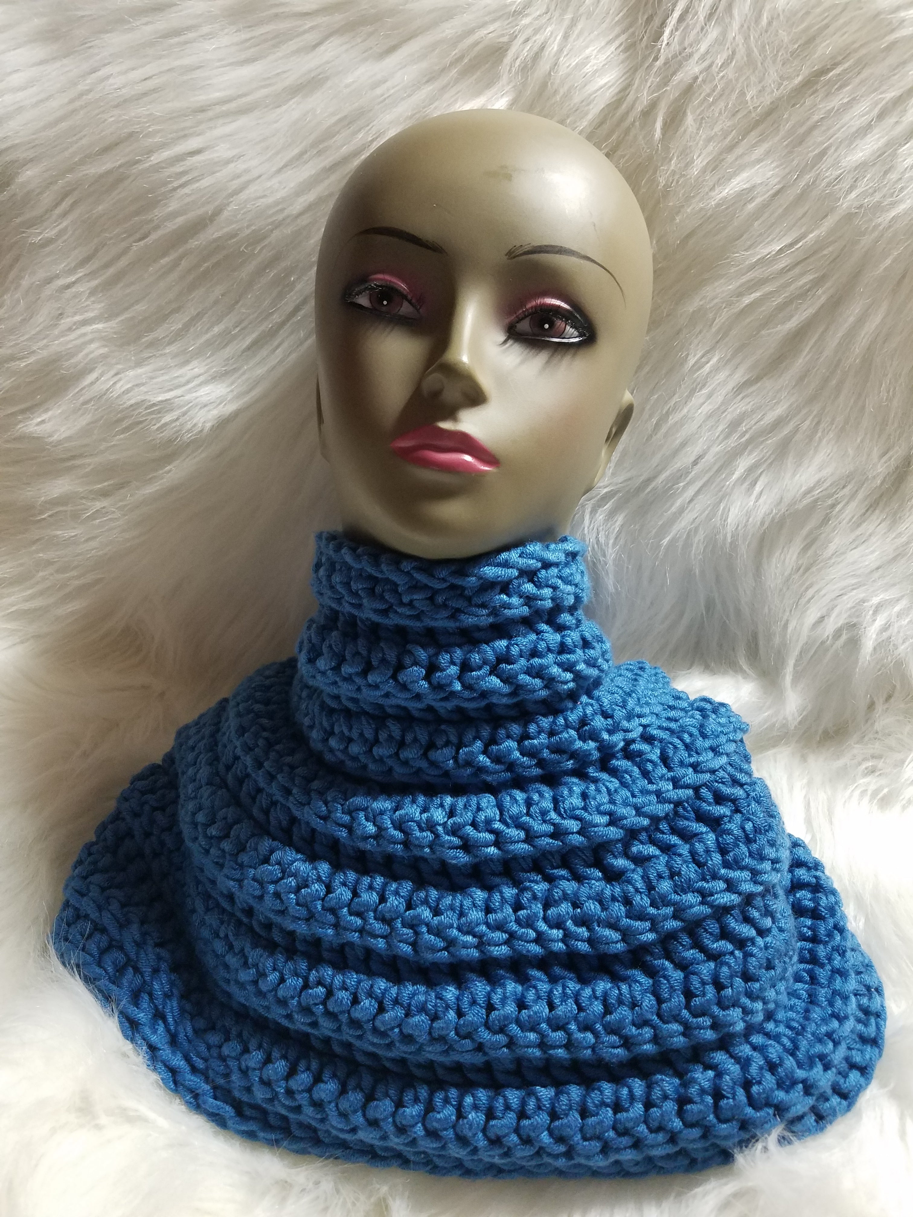 DIGITAL DOWNLOAD PATTERN Nefertiti Statement Scarf