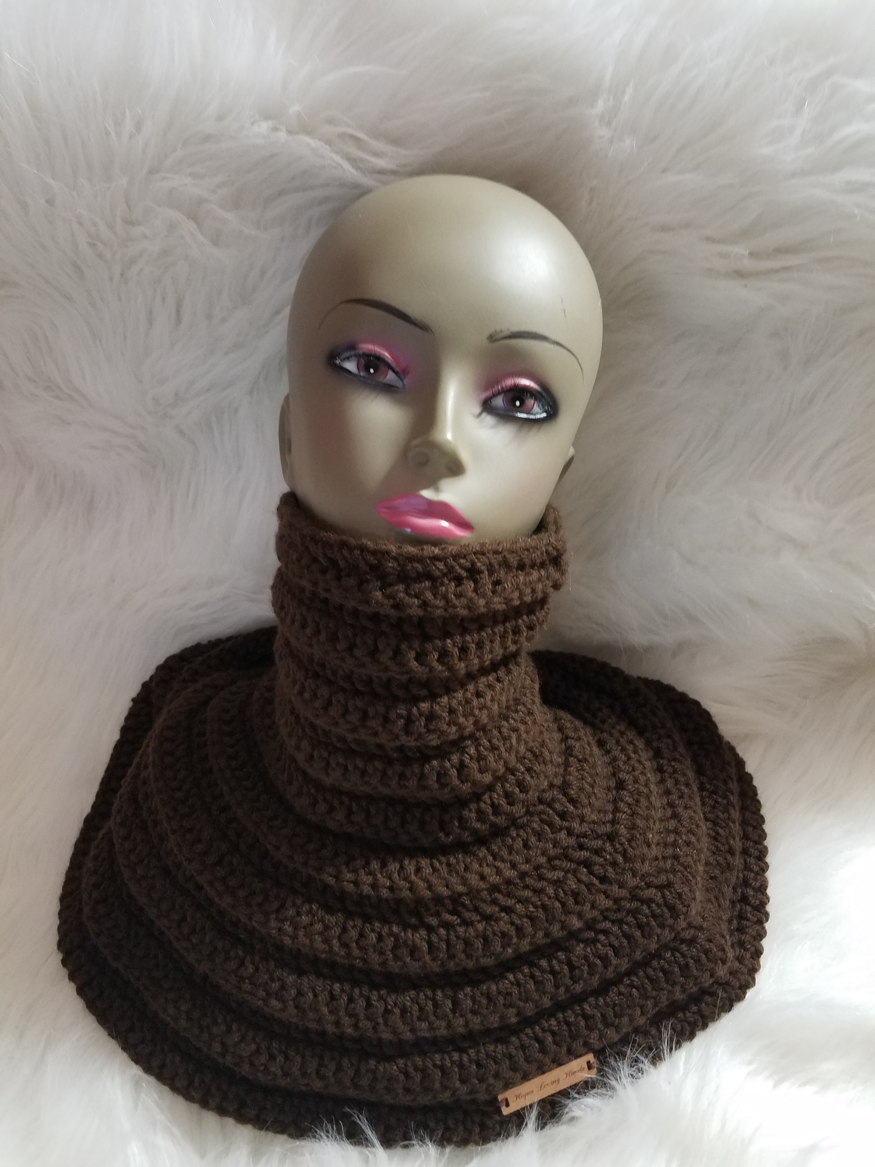 Nefertiti Statement Crochet Scarf