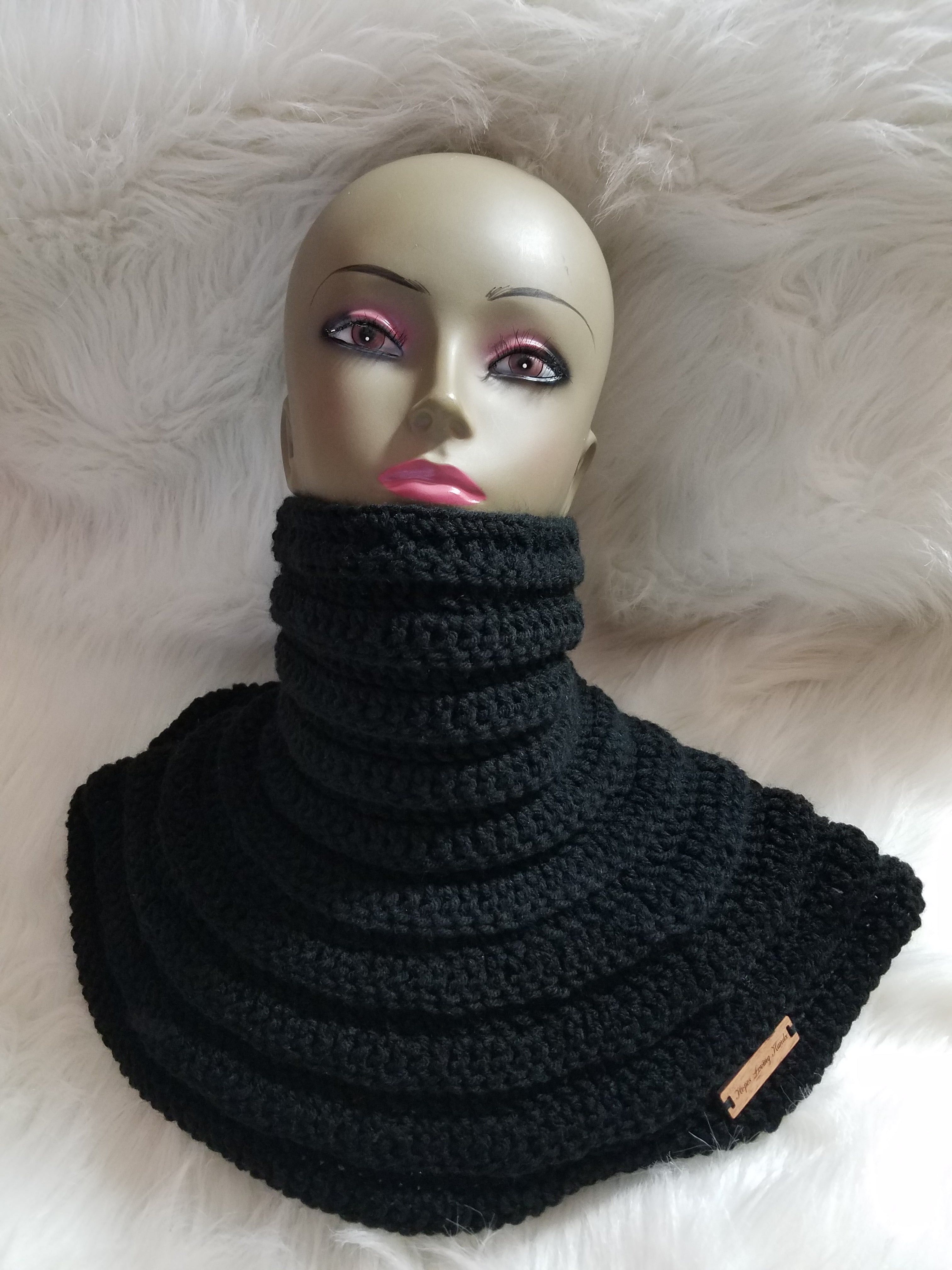 Nefertiti Statement Crochet Scarf