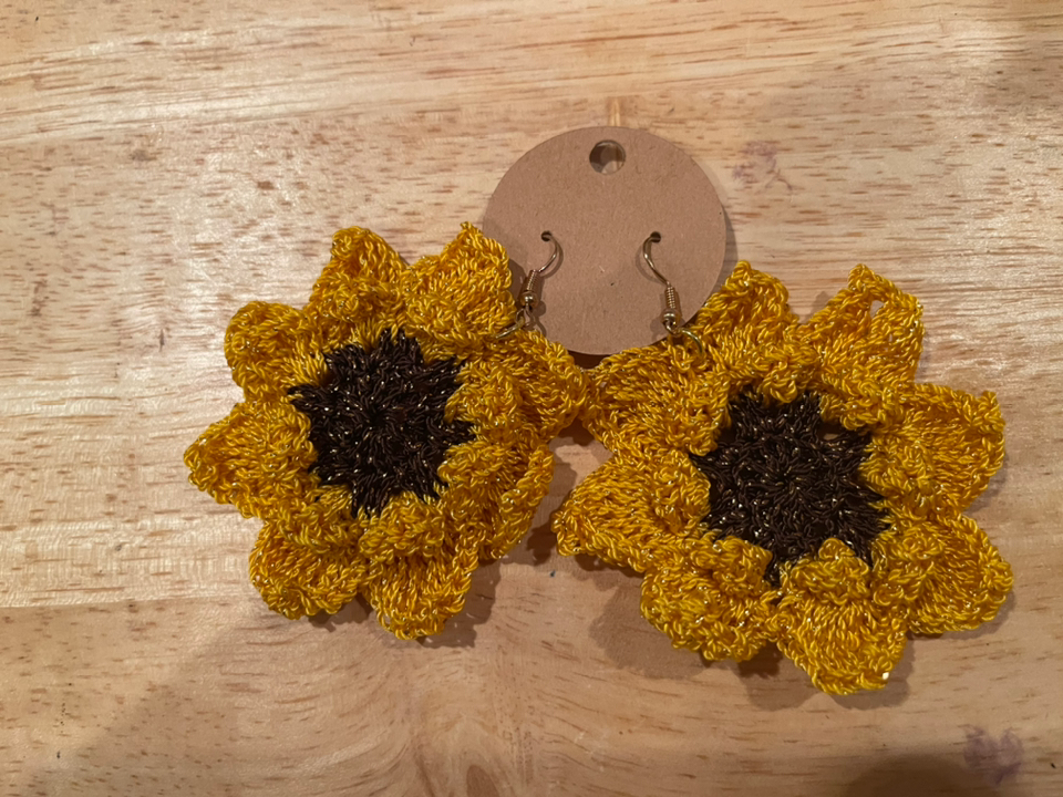 Sunshine Sunflower Earrings