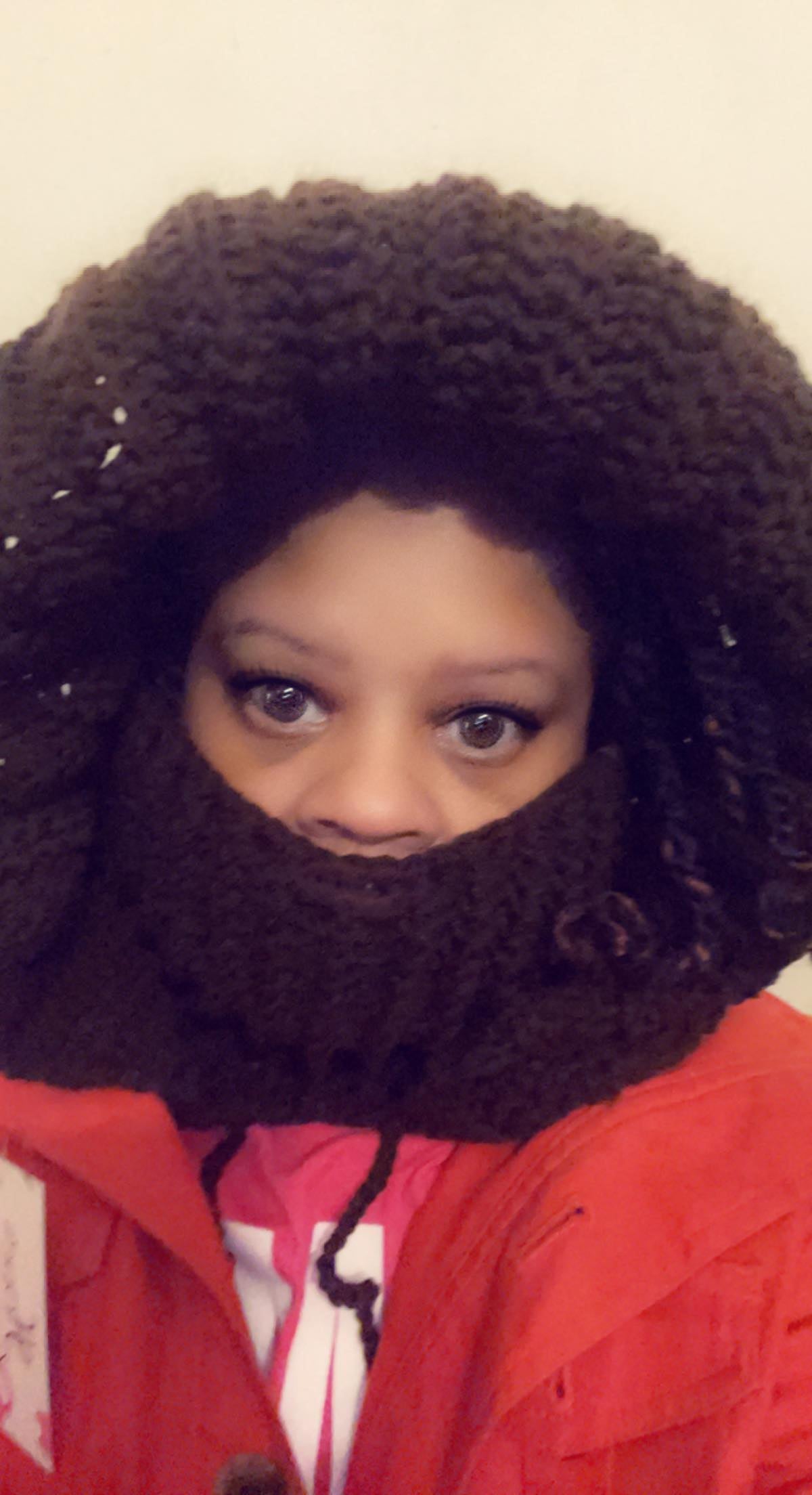 Turtleneck Hoodie Balaclava – Handmade Crochet Winter Headwear