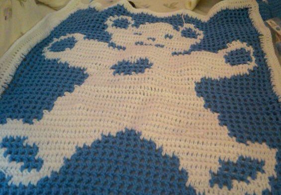 Lil Teddy Baby Blanket