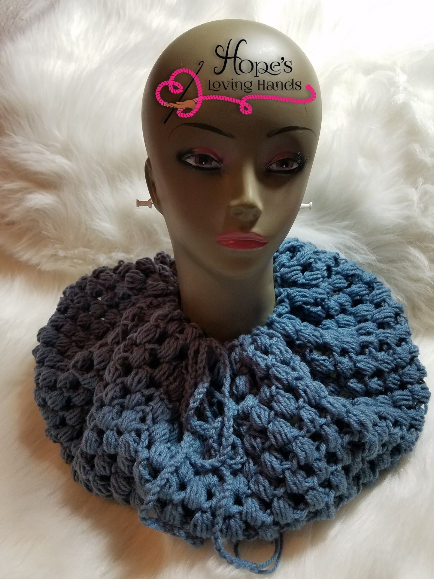 Puff Stitch Slouchy Hat Set