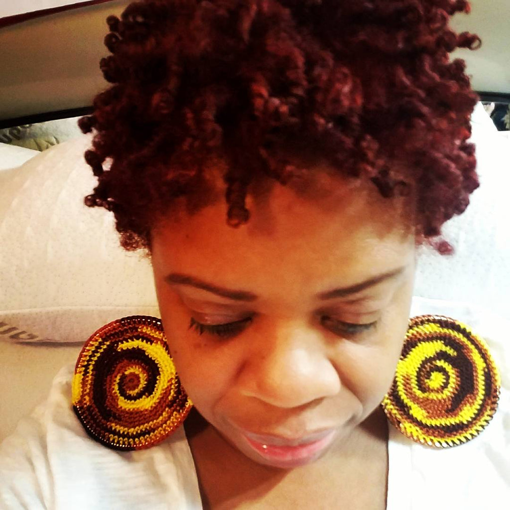 360* African Queen Statement Earrings