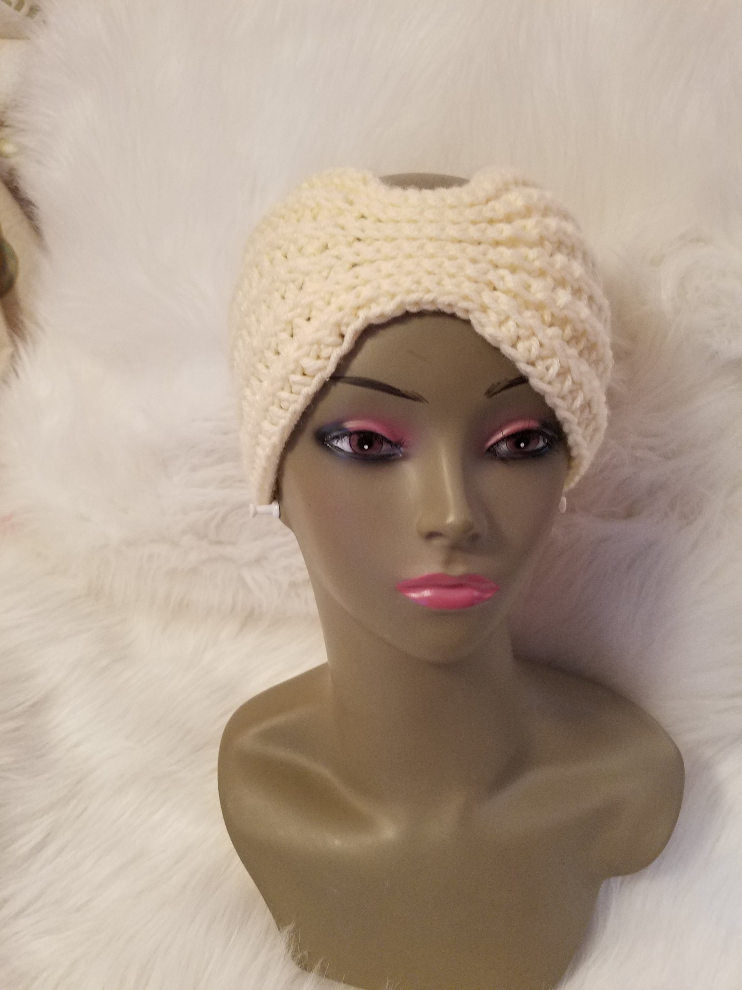 Ribbed Crochet Ear Warmer – Handmade Cozy Winter Headband