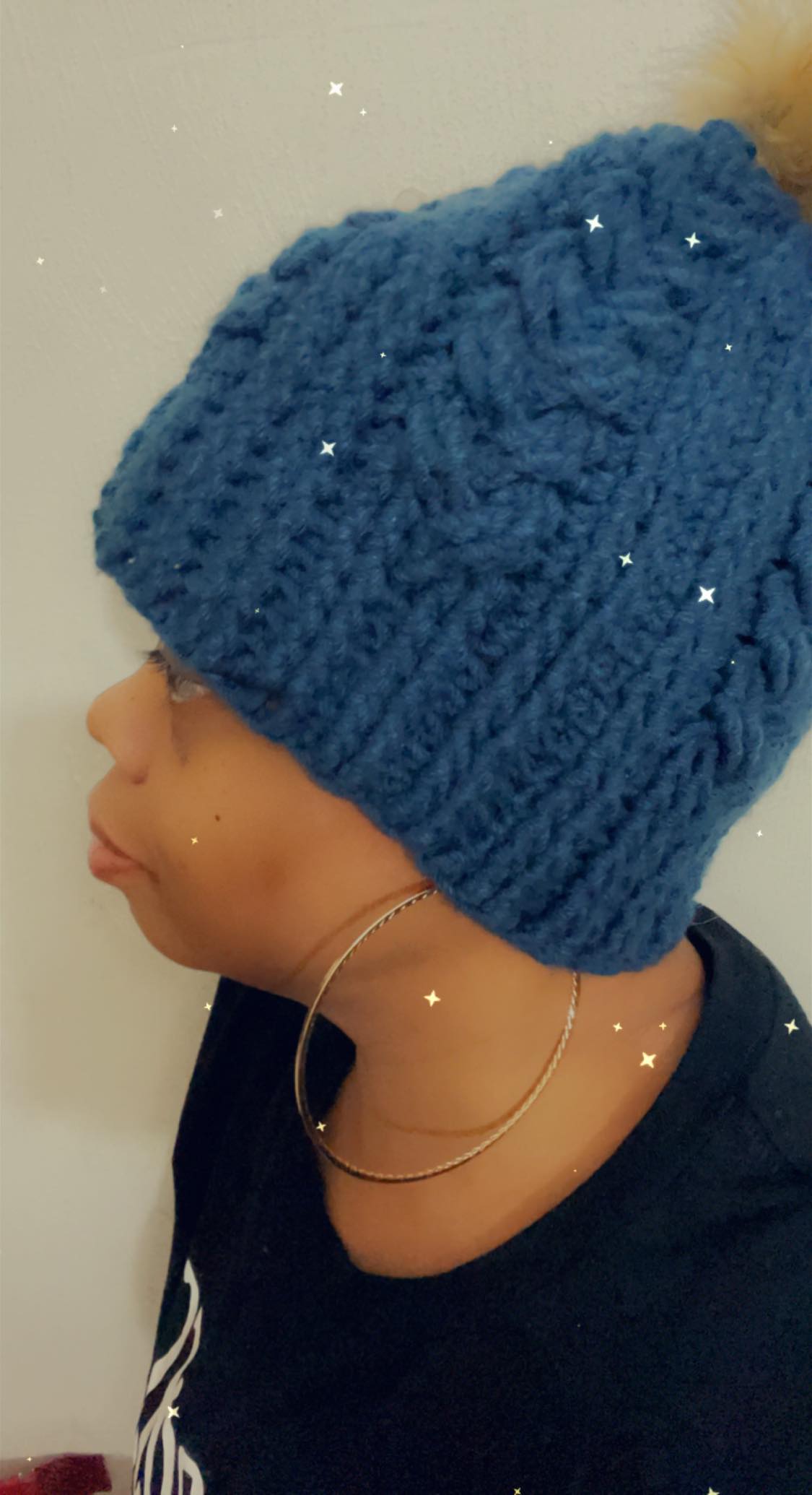 Just A Lil Cable Beanie – Handmade Crochet Cozy Winter Hat