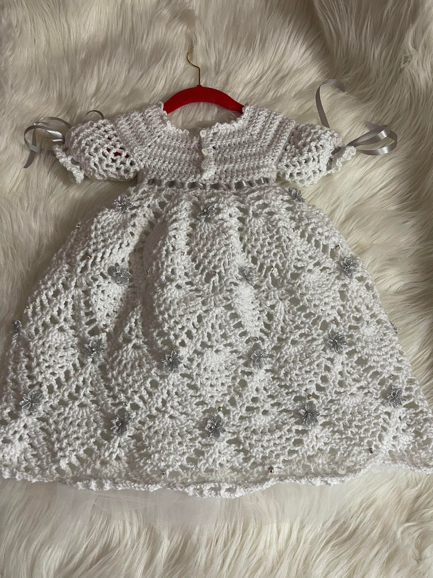 The Perfect Christening Gown With Matching Headband