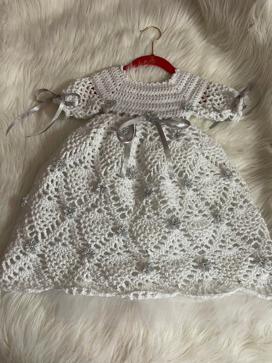 The Perfect Christening Gown With Matching Headband