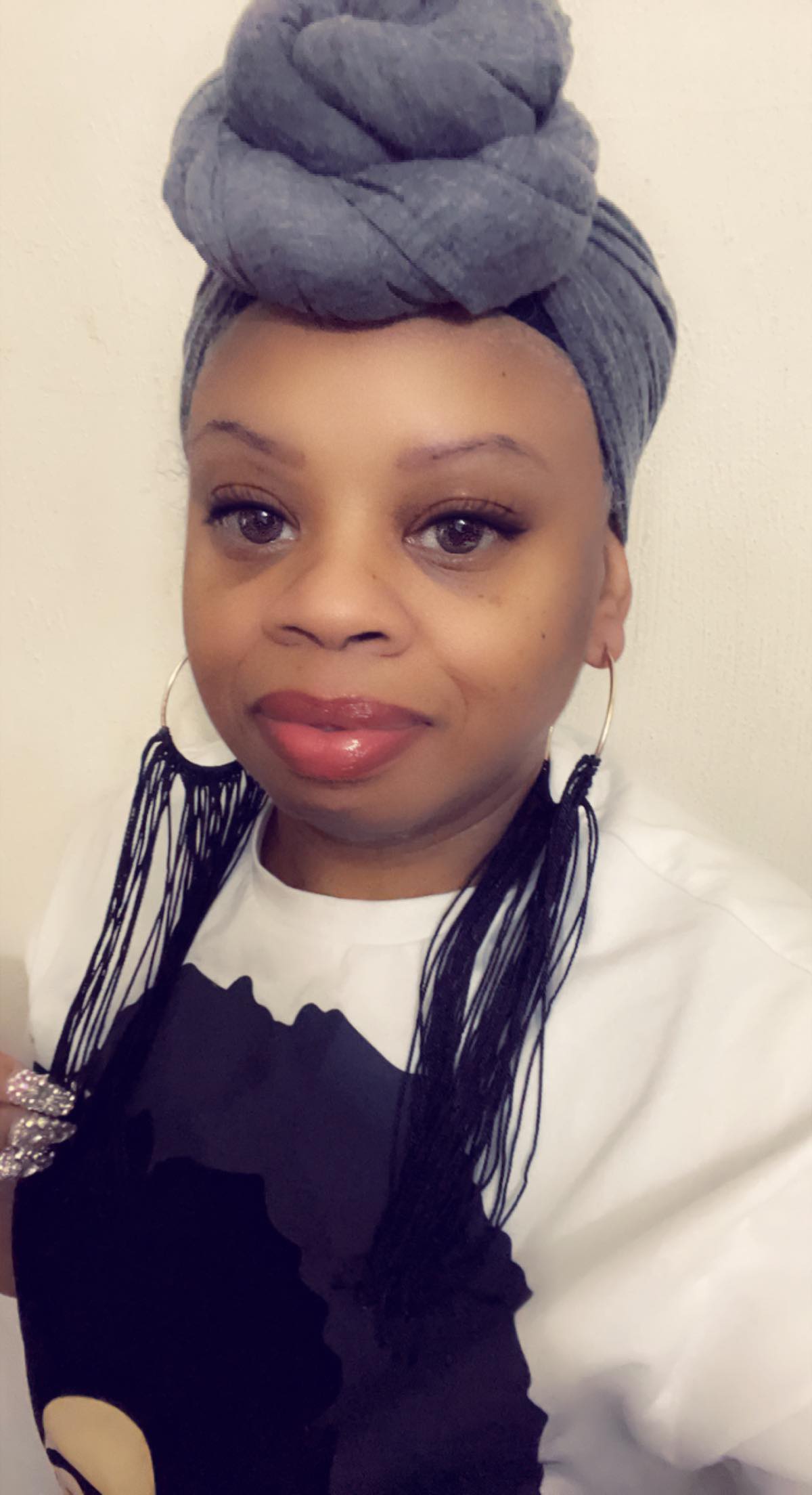 Hope's Shredded Handmade Hoop Earrings