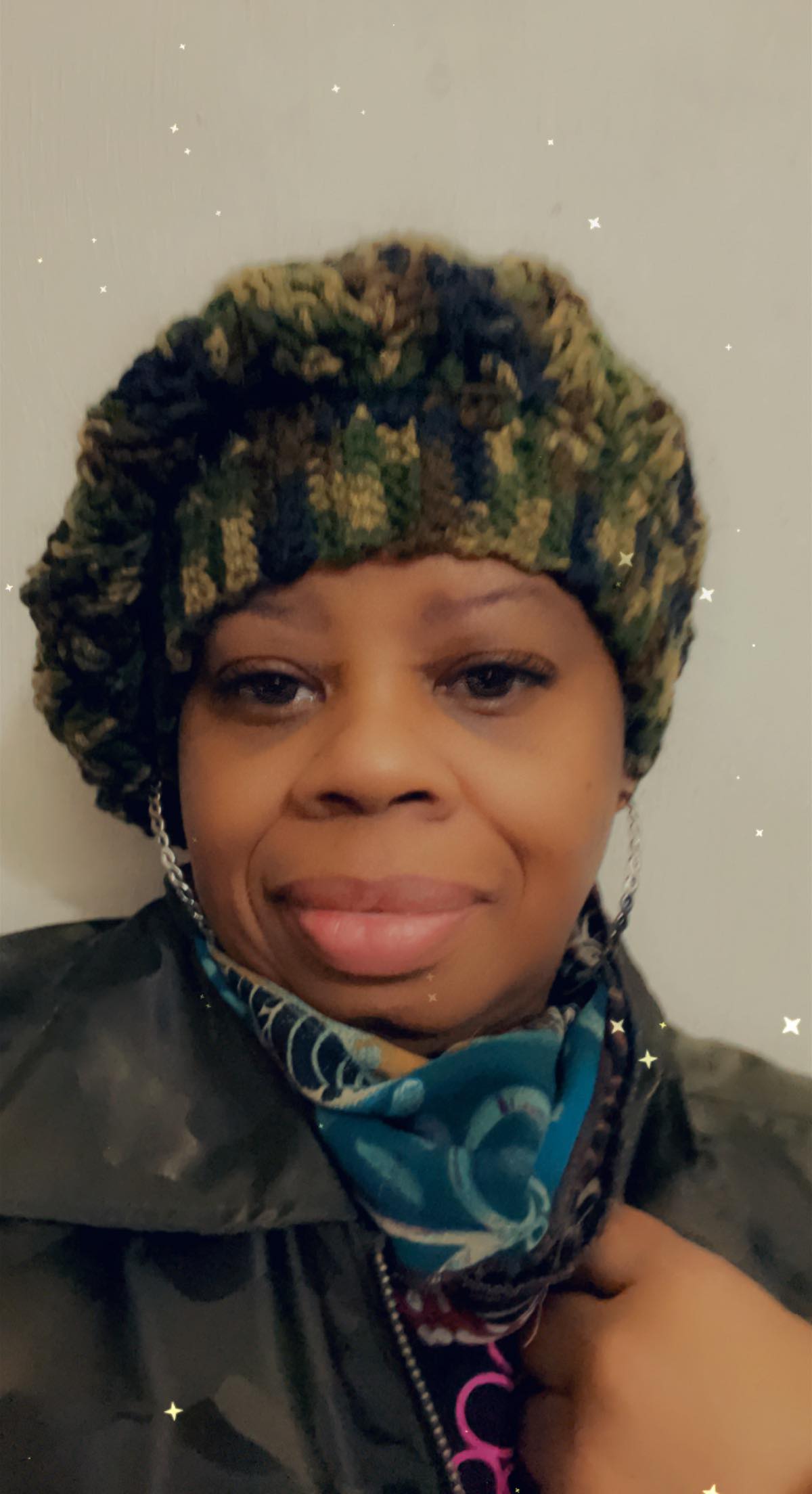 Slouchy Crochet Tam – Handmade Scallop Stitch Beanie, Cozy Winter Hat