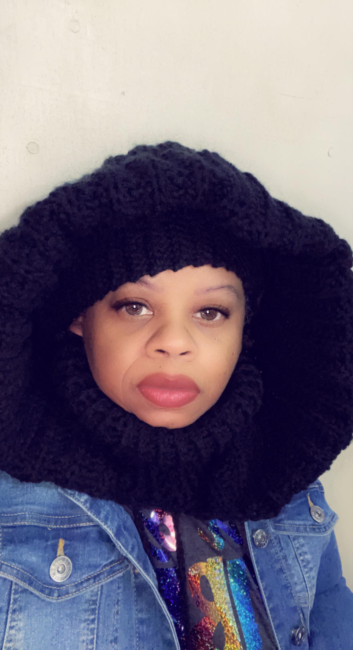 Turtleneck Hoodie Balaclava – Handmade Crochet Winter Headwear