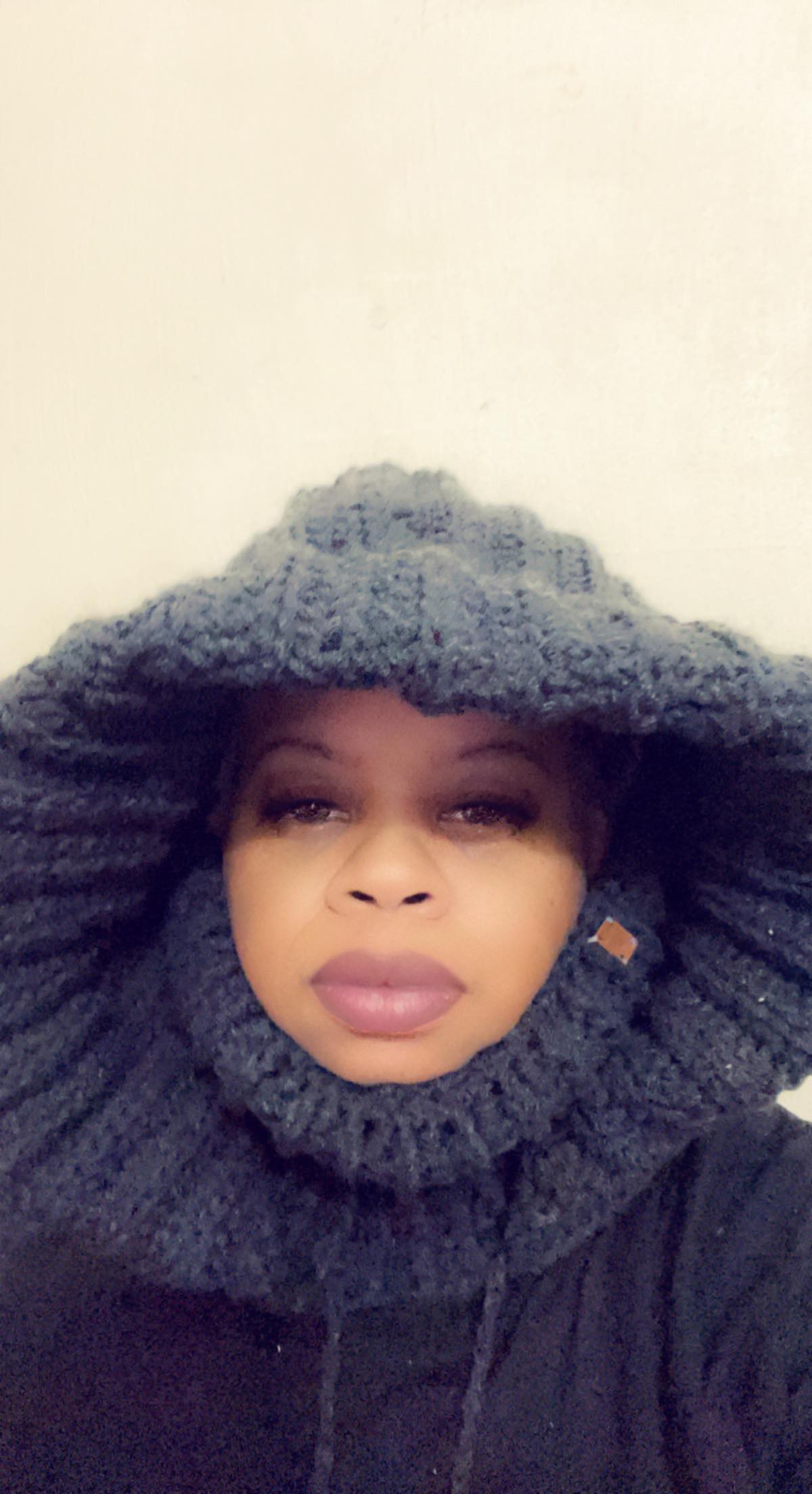 Turtleneck Hoodie Balaclava – Handmade Crochet Winter Headwear