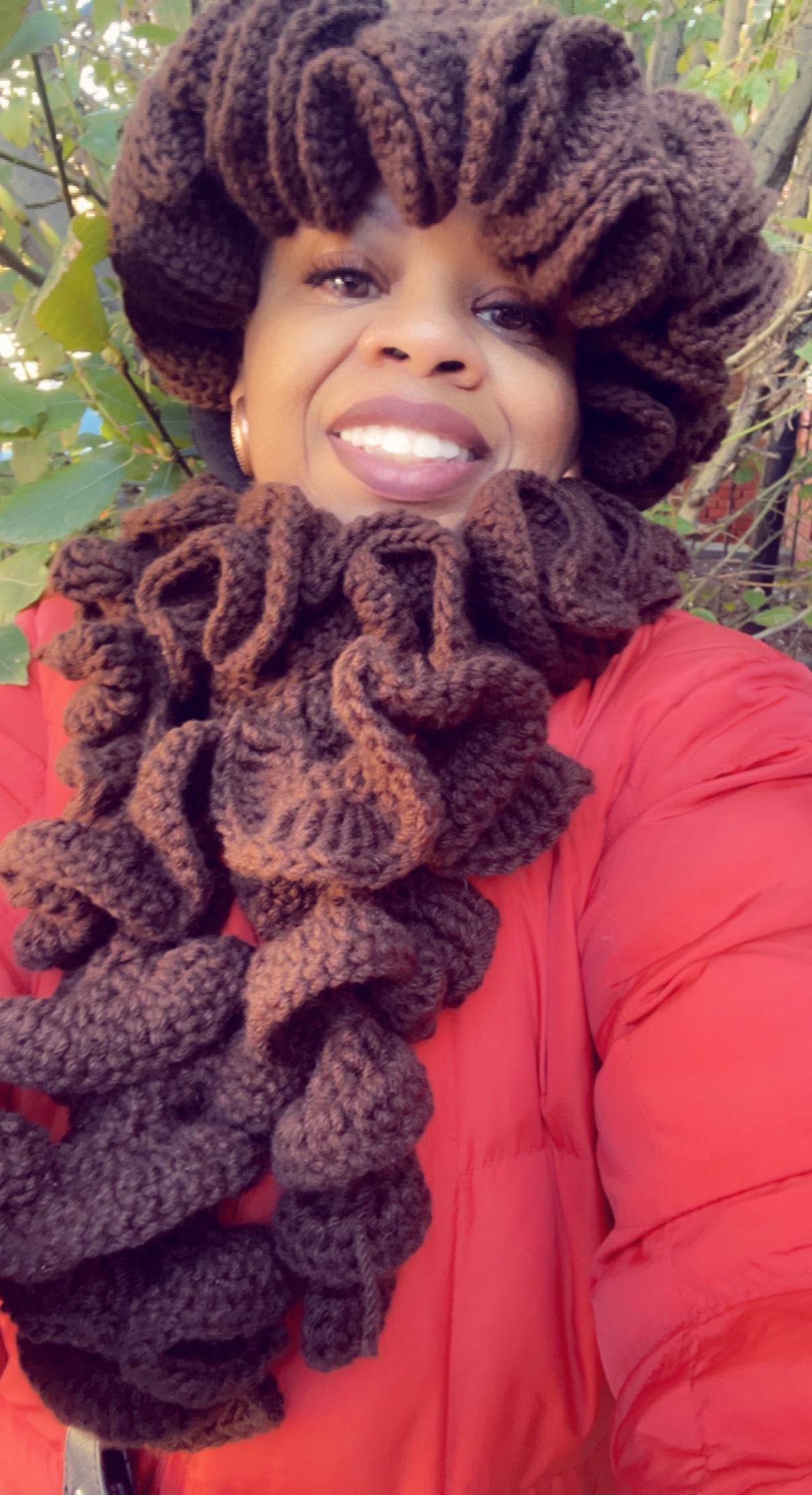 PDF Ruffle Scarf Pattern – Crochet Pattern Download