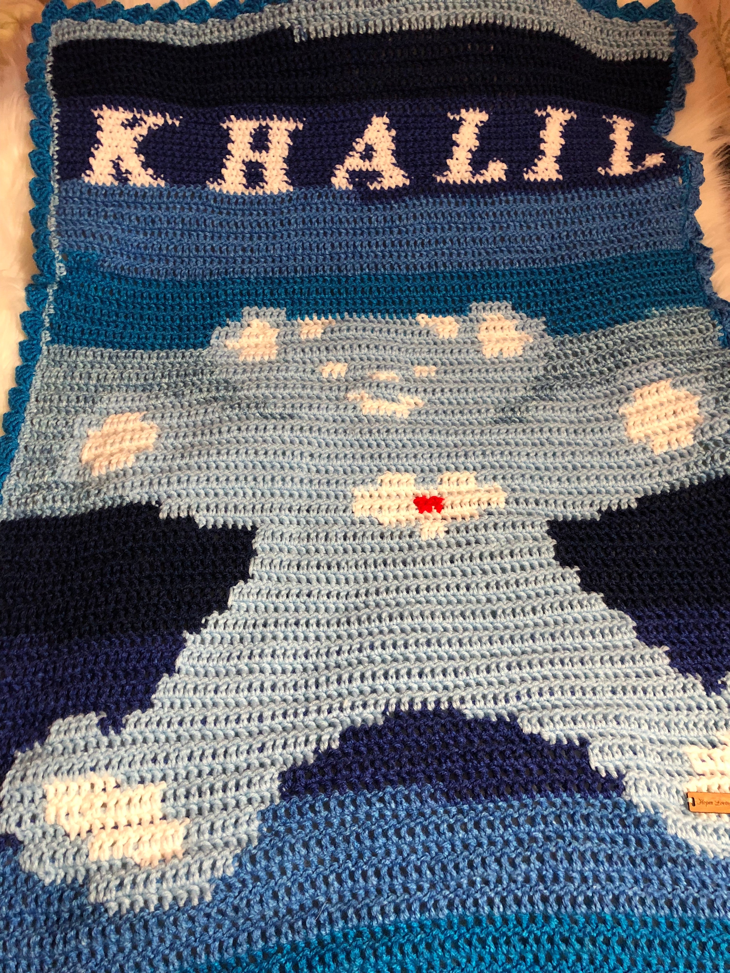 Lil Teddy Baby Blanket