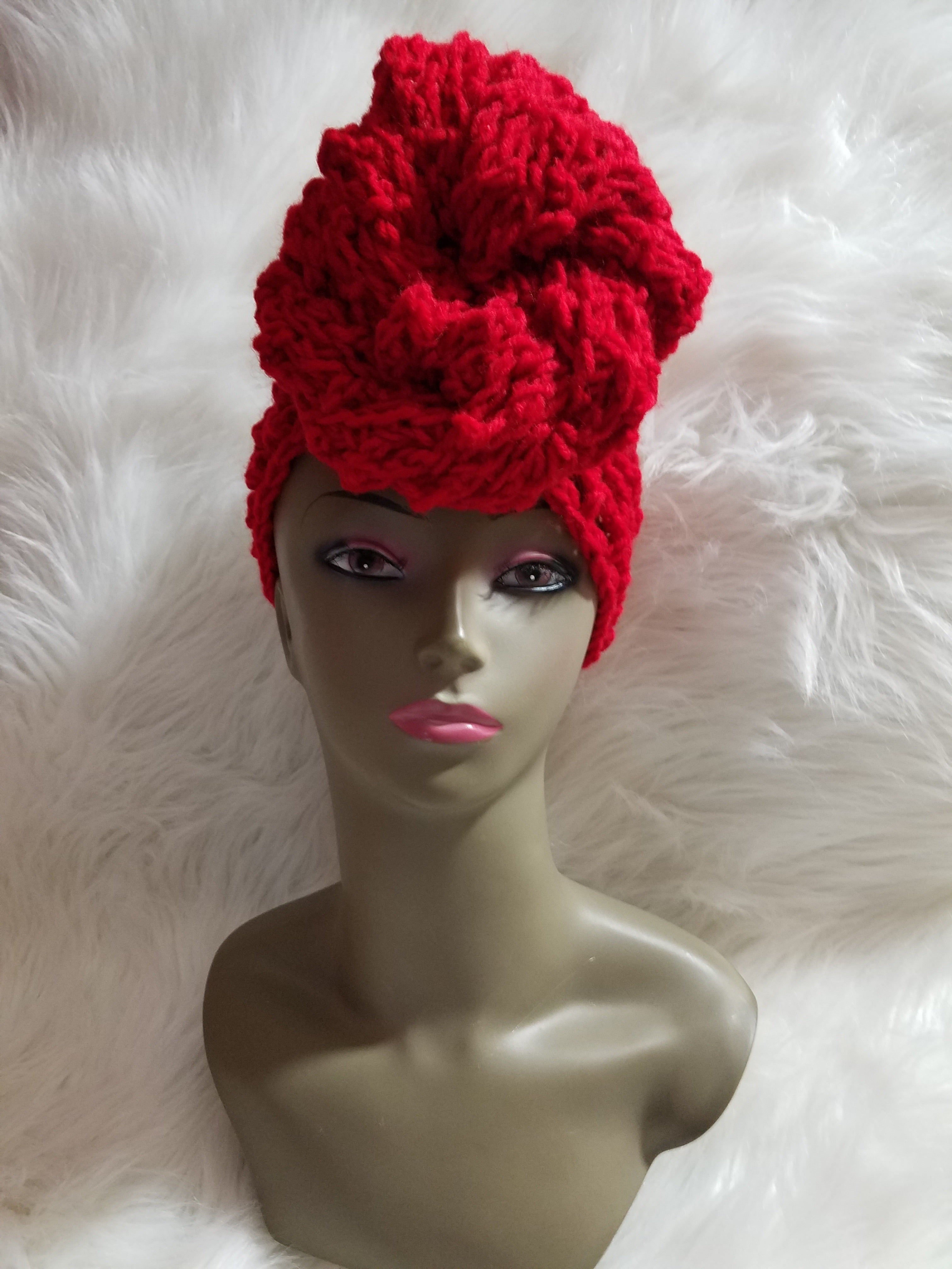 Queen Bee Crochet Headwrap – Handmade Cozy & Stylish Hair Accessory